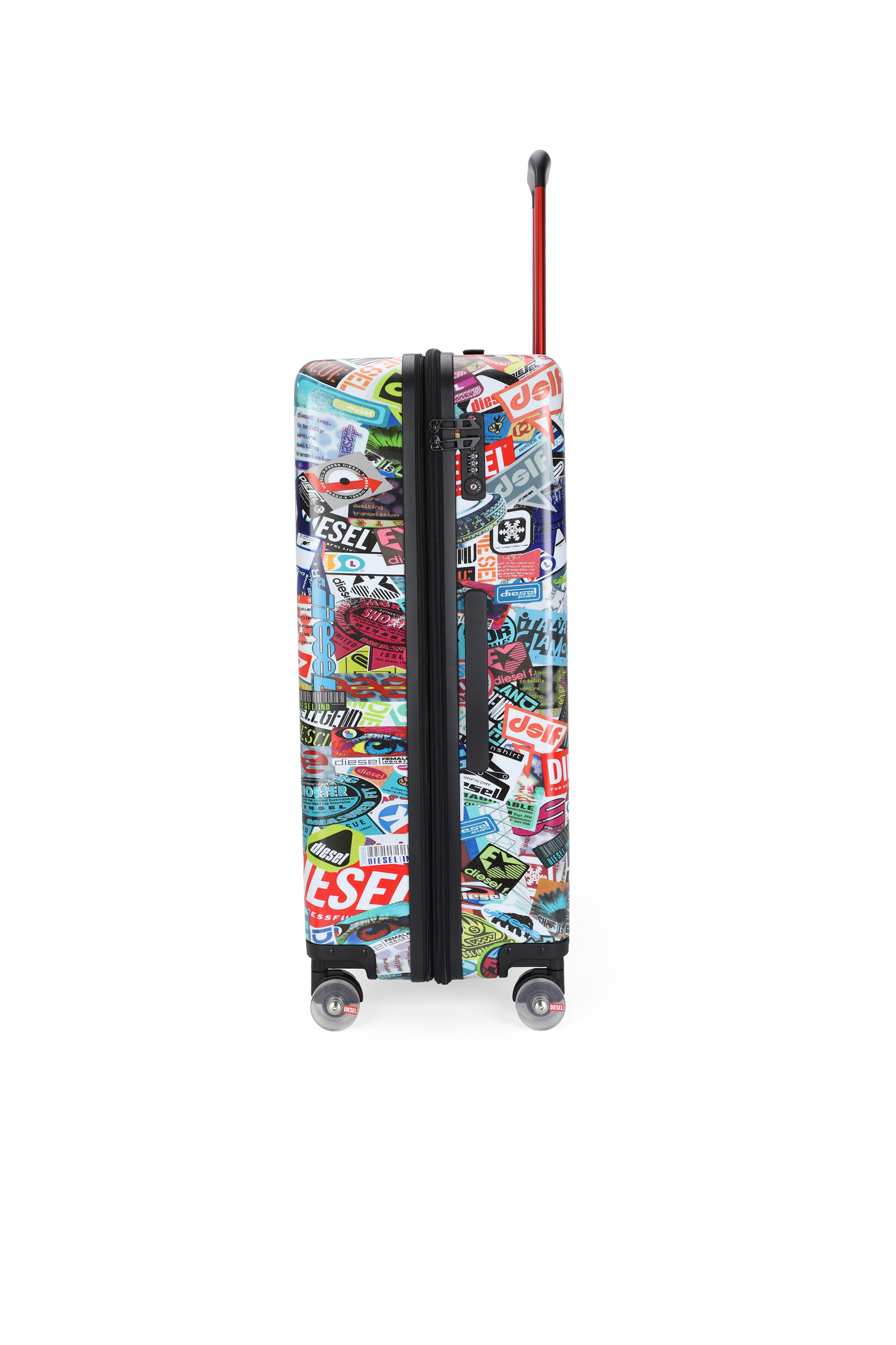 Diesel - DIESEL PC PRINTED TROLLEY-STICKERS- DSL0, Maleta estilo pegatina tama&ntilde;o L Unisex in Multicolor - 4