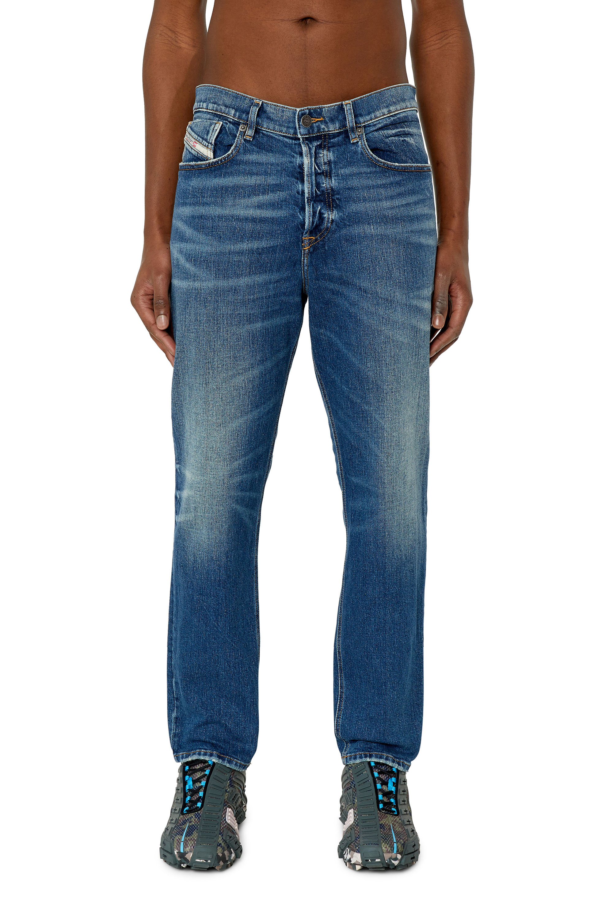 Diesel - 2005 D-Fining 007L1 Tapered Jeans, Azul medio - Image 1