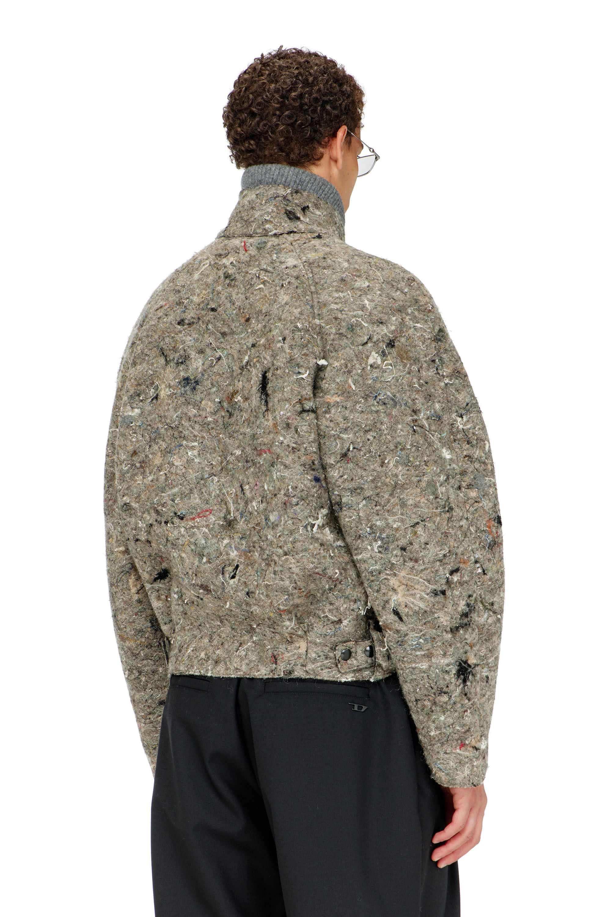 Diesel - J-DISTEM, Chaqueta de fieltro reciclado Hombre in ToBeDefined - 3
