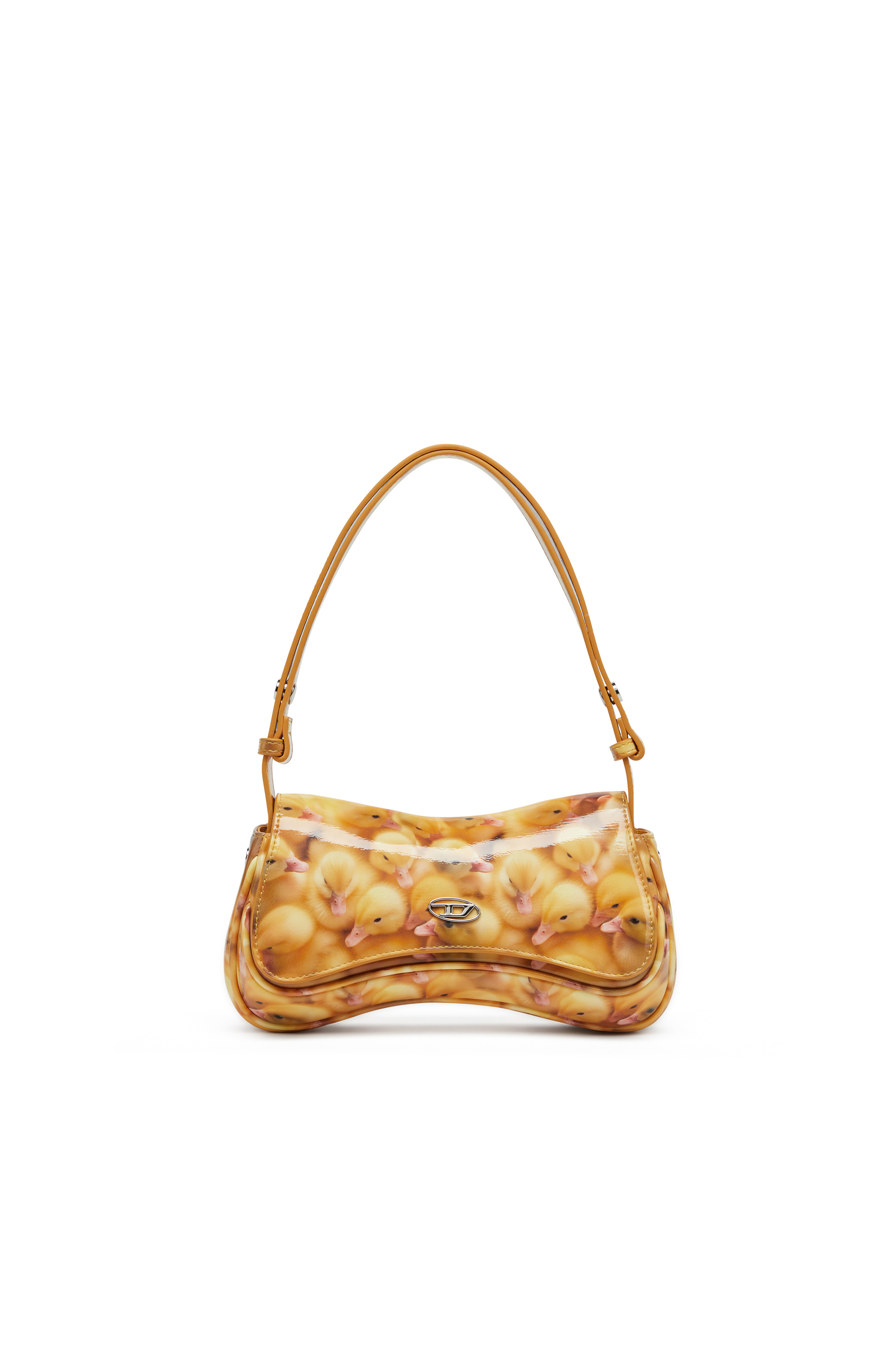 Diesel - PLAY CLUTCH, Play-Clutch brillante con estampado Mujer in Amarillo - 2