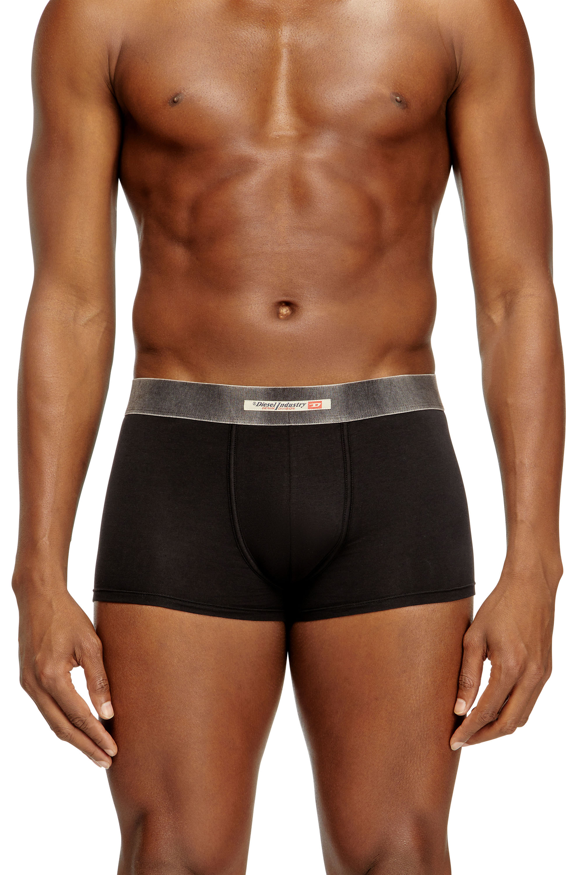 Diesel - DAMIEN-DNM-3PACK, Paquete de 3 bóxers de algodón elástico con cinturilla de satén Hombre in ToBeDefined - 3