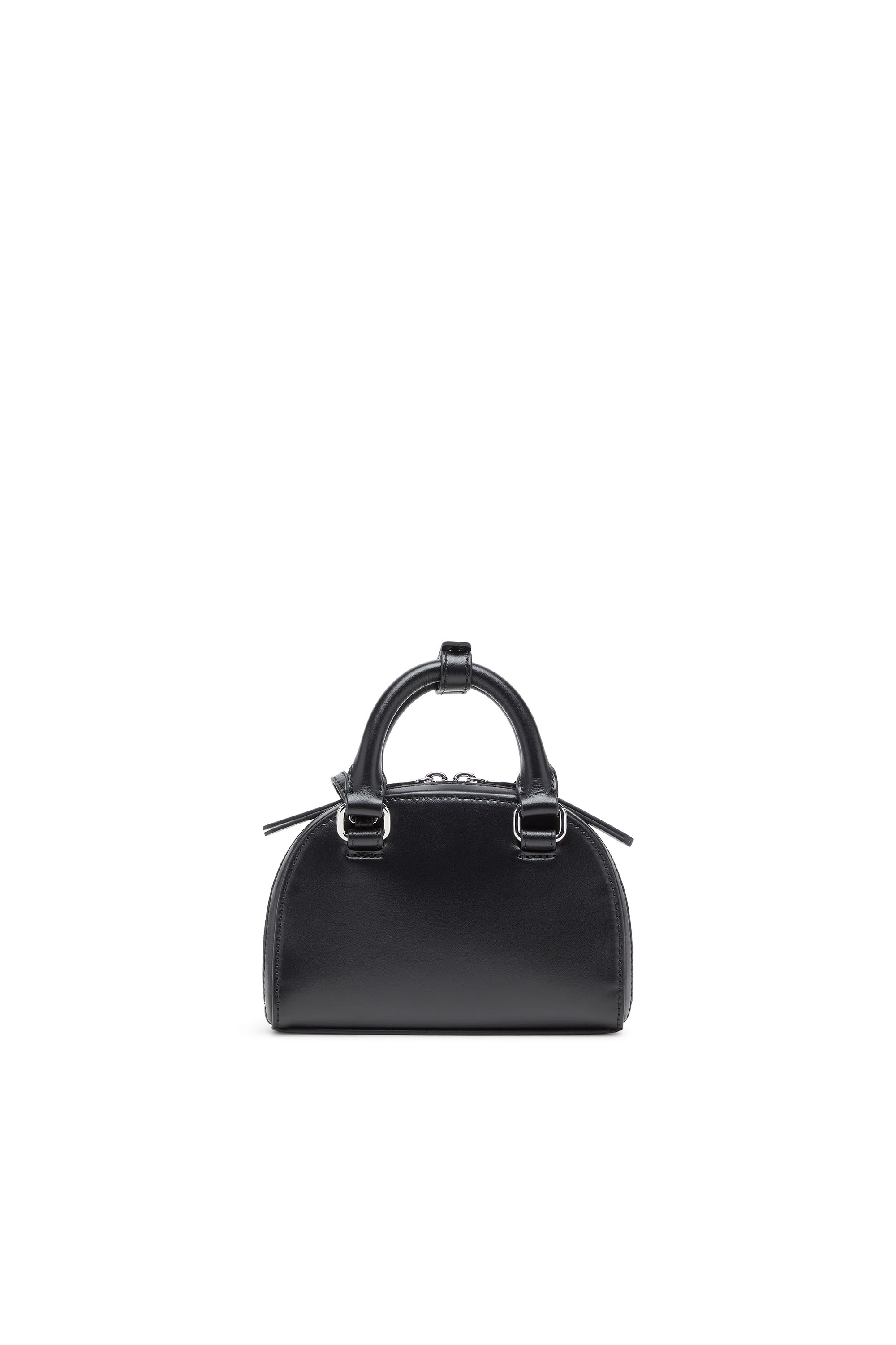 Diesel - 1DR DOME CROSSBODY XS, 1DR Dome-Bolso bandolera mini de piel napa Mujer in Negro - 3