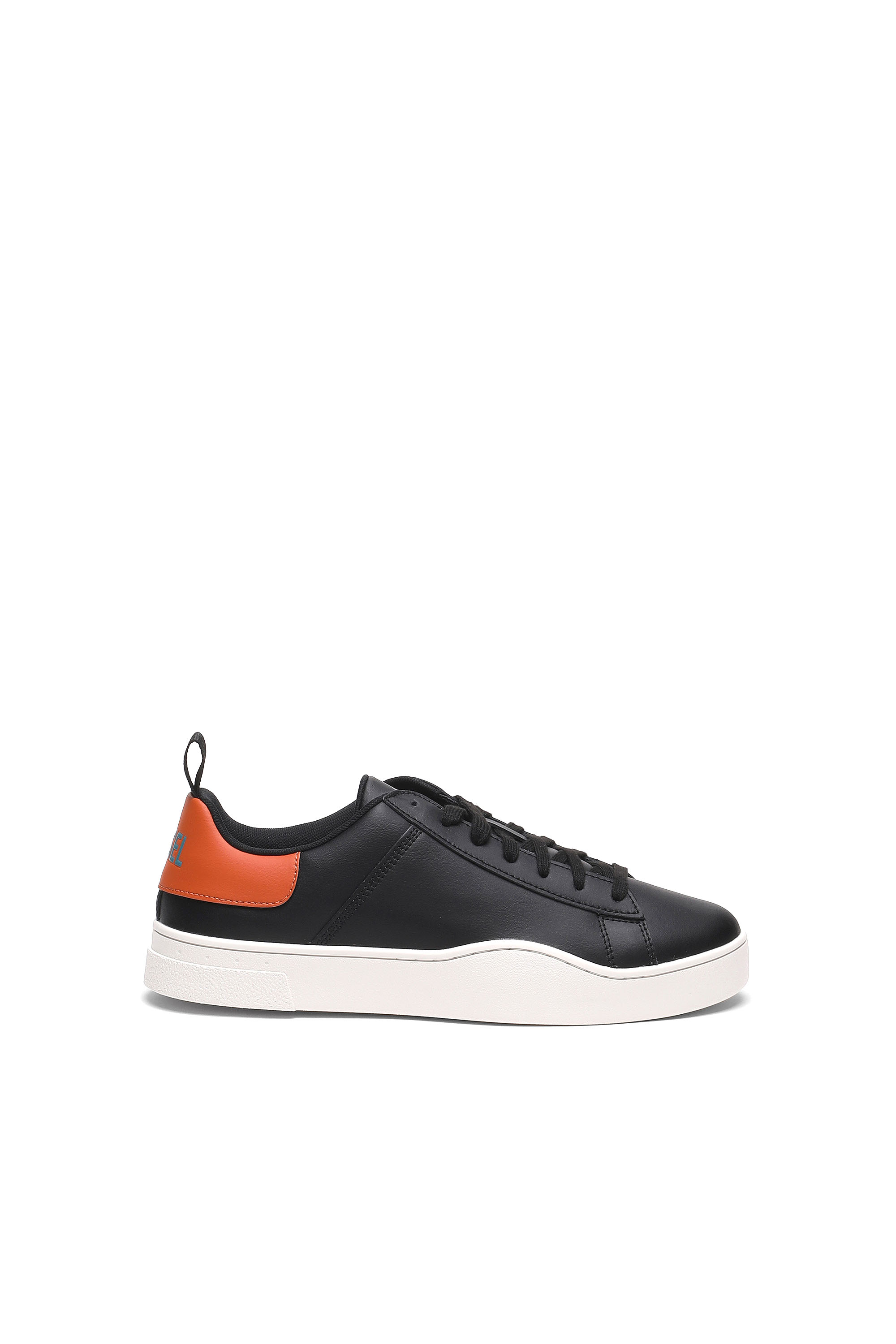 S-CLEVER LOW LACE, Negro/Naranja - Sneakers