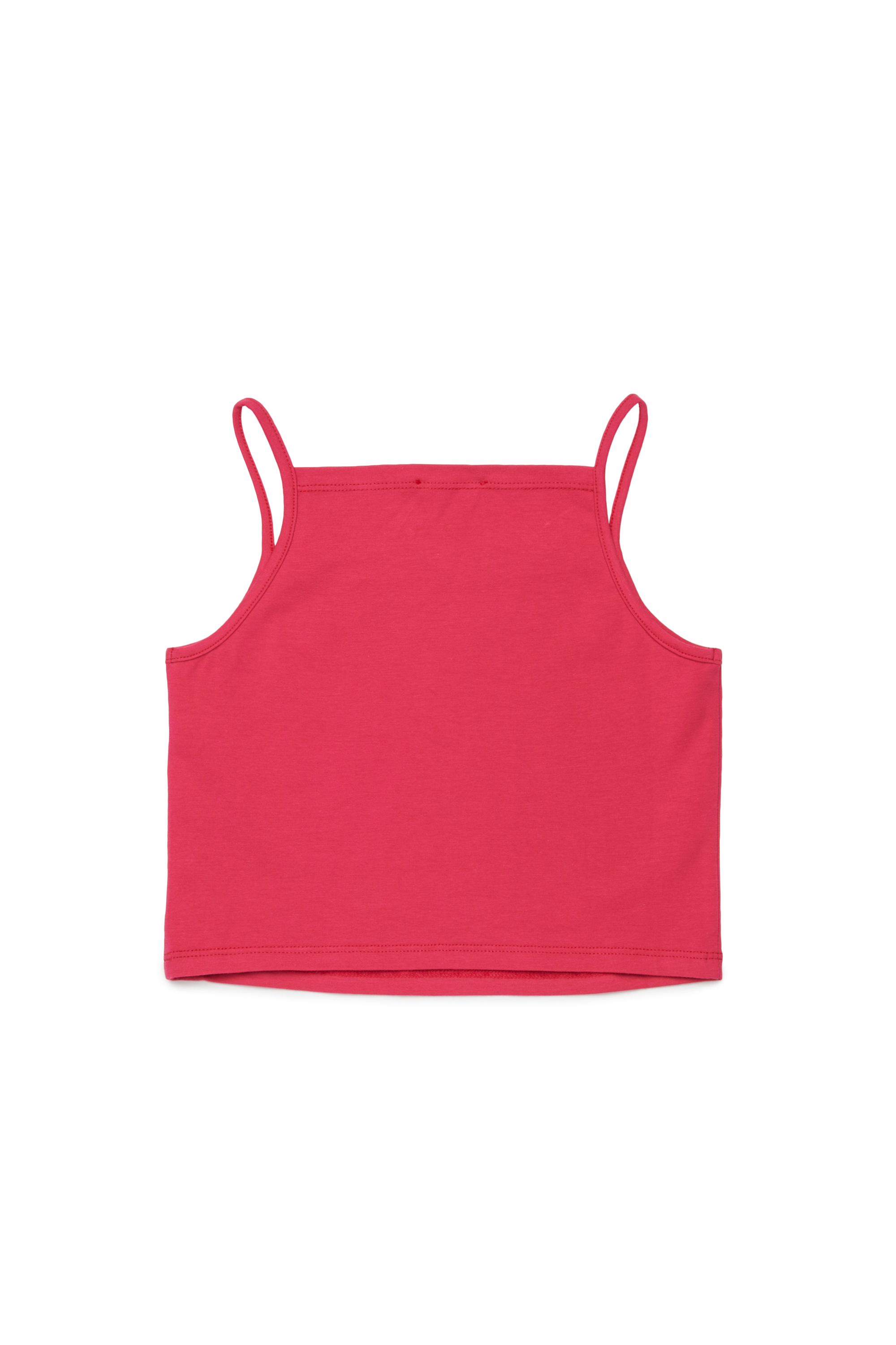 Diesel - TRIND, Top cami con logotipo Oval D de cristal Mujer in Rosa - 2