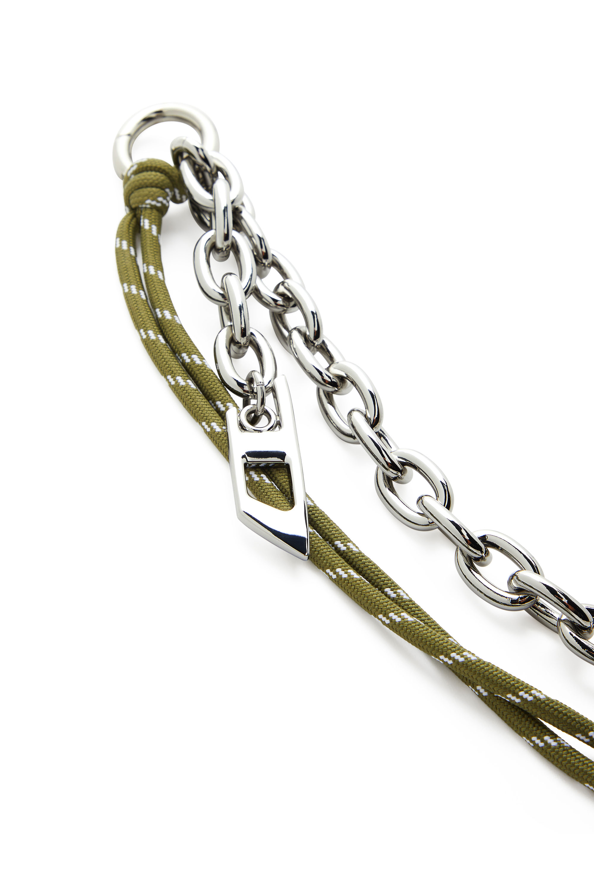 CHAIN-D L, Plateado/Verde