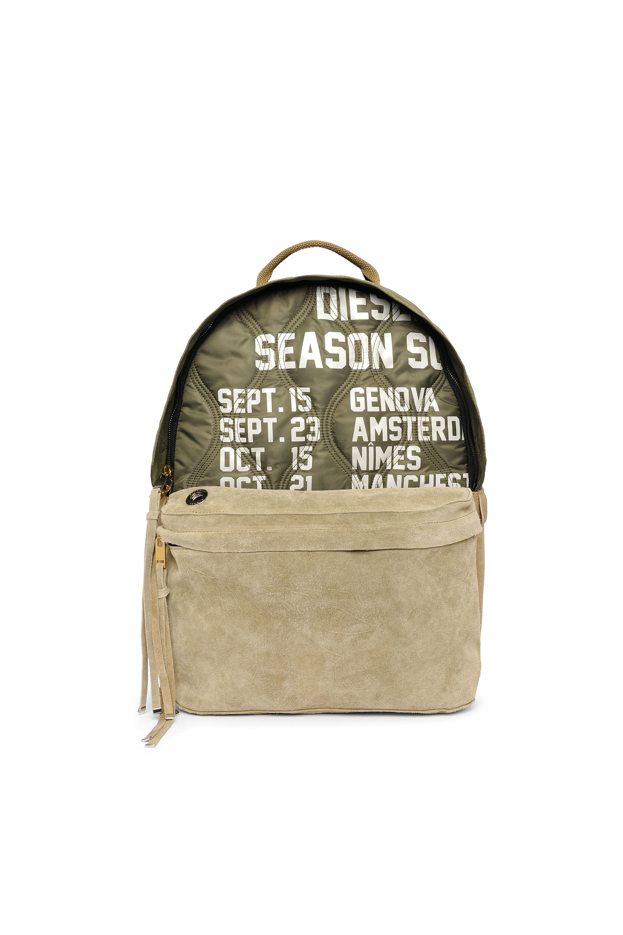 DHORIAN, Beige/Verde - Mochilas