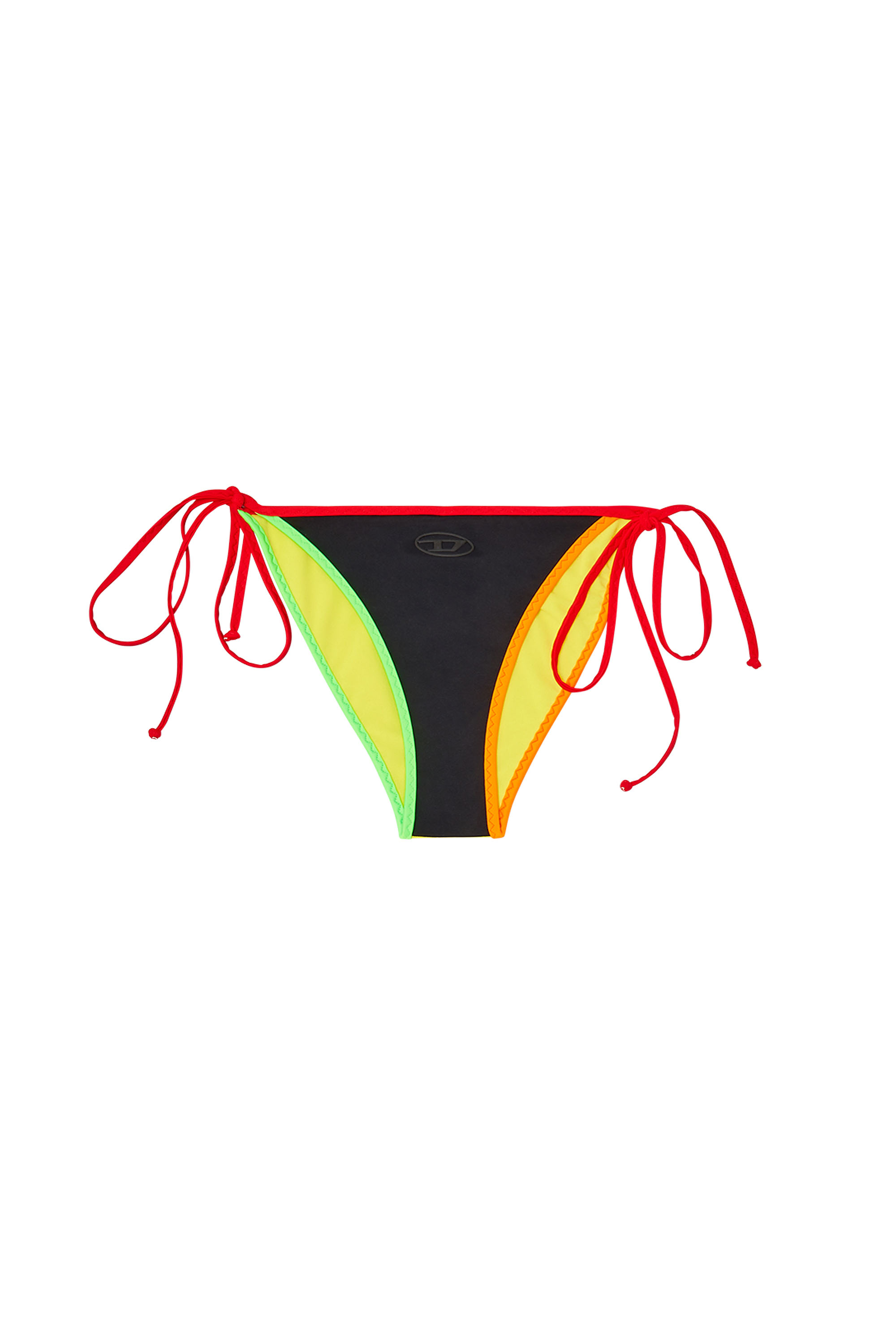 Diesel - ALBA-D-POP, Braguitas de bikini con bloques de color y lazos laterales Mujer in ToBeDefined - 4