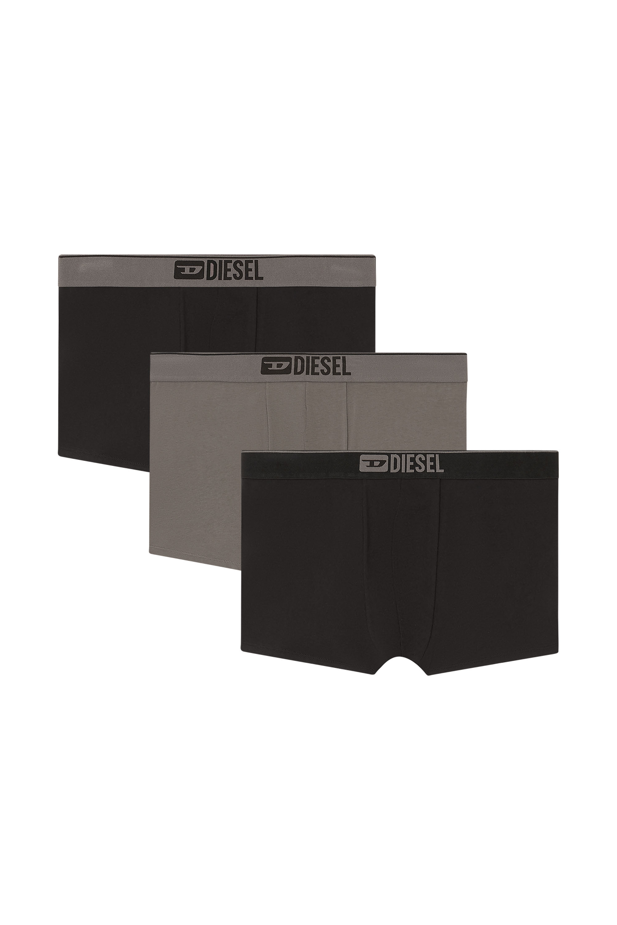 Diesel - UMBX-DAMIENTHREEPACK, Paquete de tres bóxers ajustados lisos Hombre in Multicolor - 1