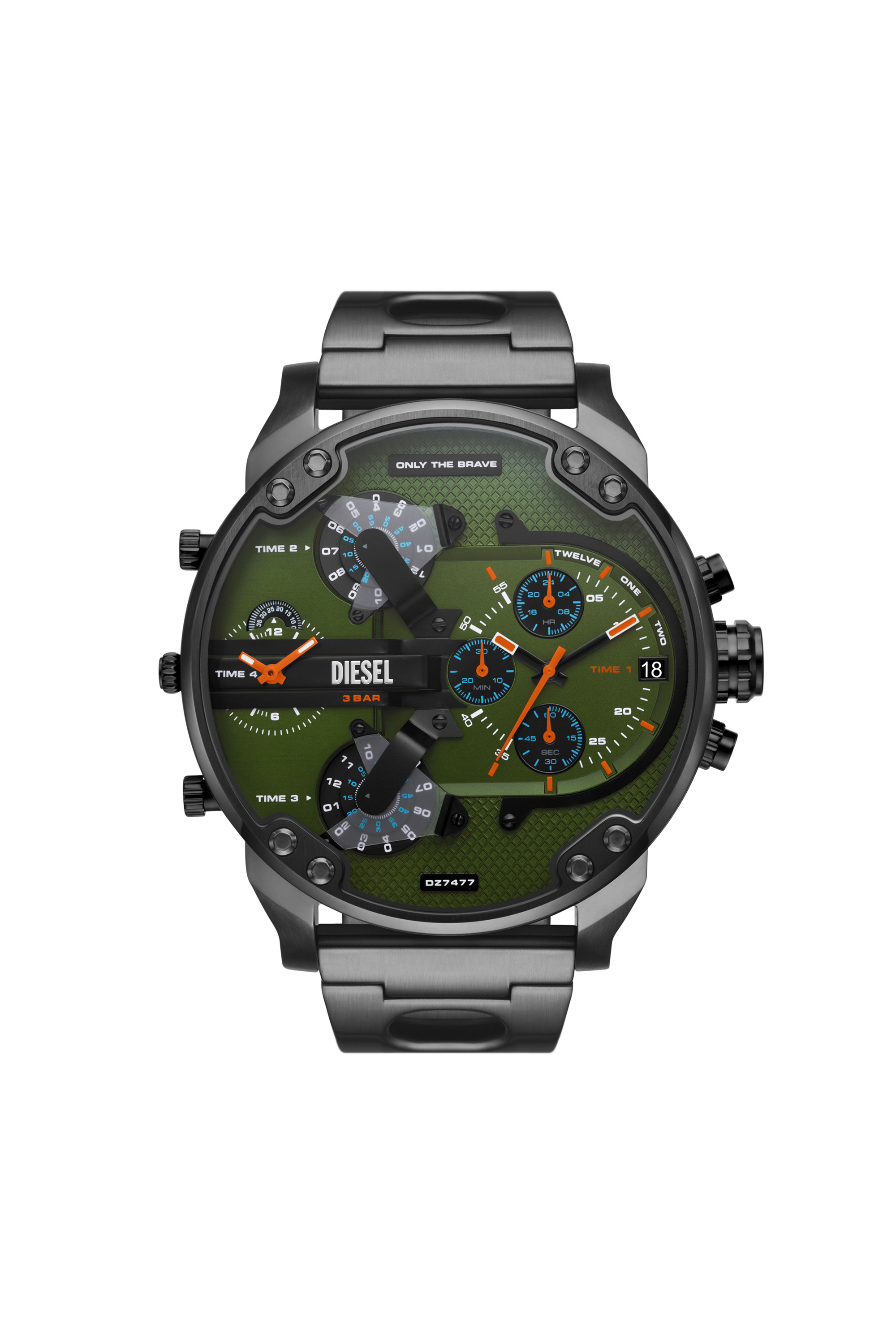 Diesel - DZ7477, Reloj Mr. Daddy de acero inoxidable Hombre in Negro - 1