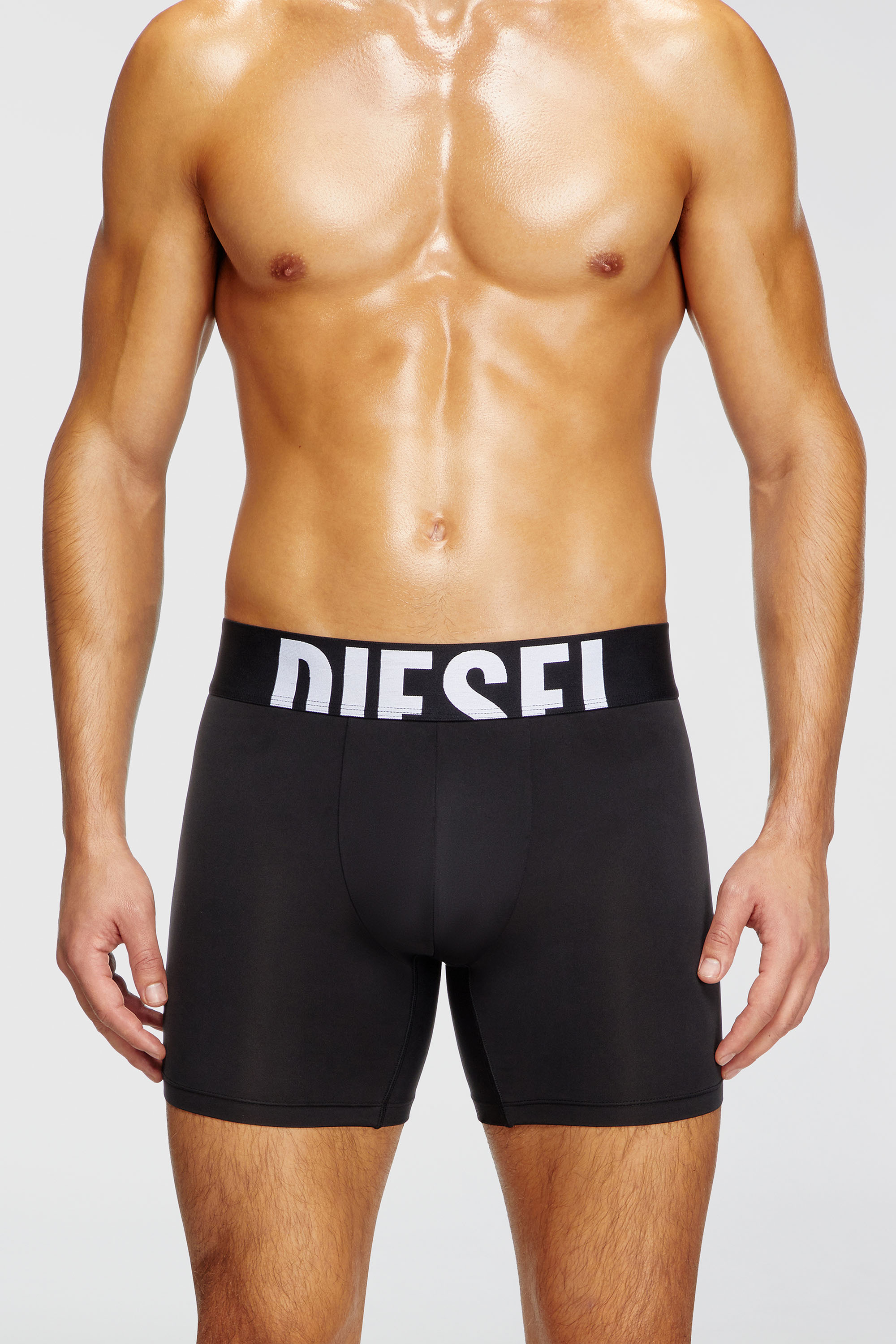 Diesel - MAX-D-POP-3PACK-55, Paquete de tres b&oacute;xers ajustados de microfibra Hombre in Negro - 2