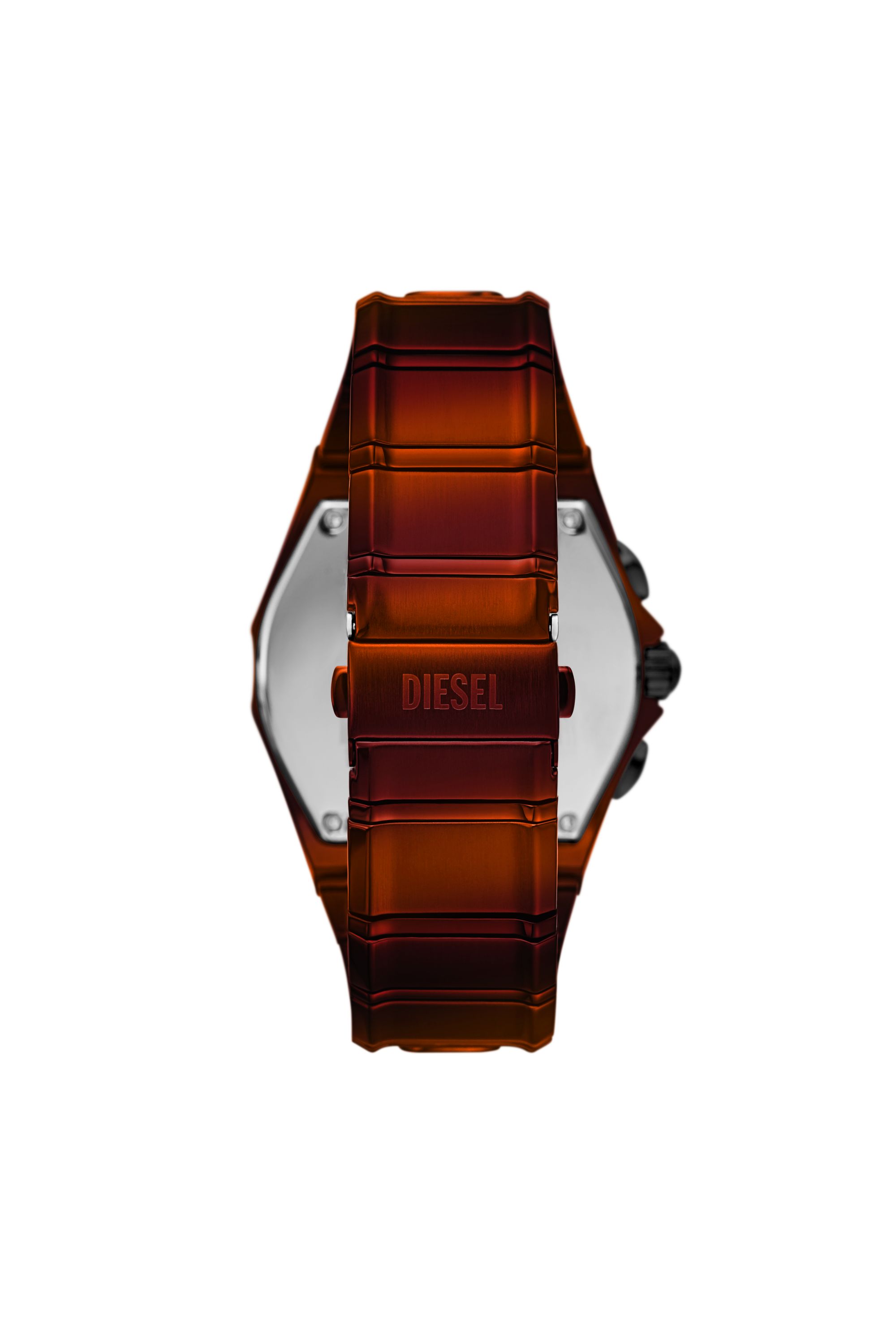 Diesel - DZ4693 WATCH, Man's D-Curve red stainless steel watch in Red - 2