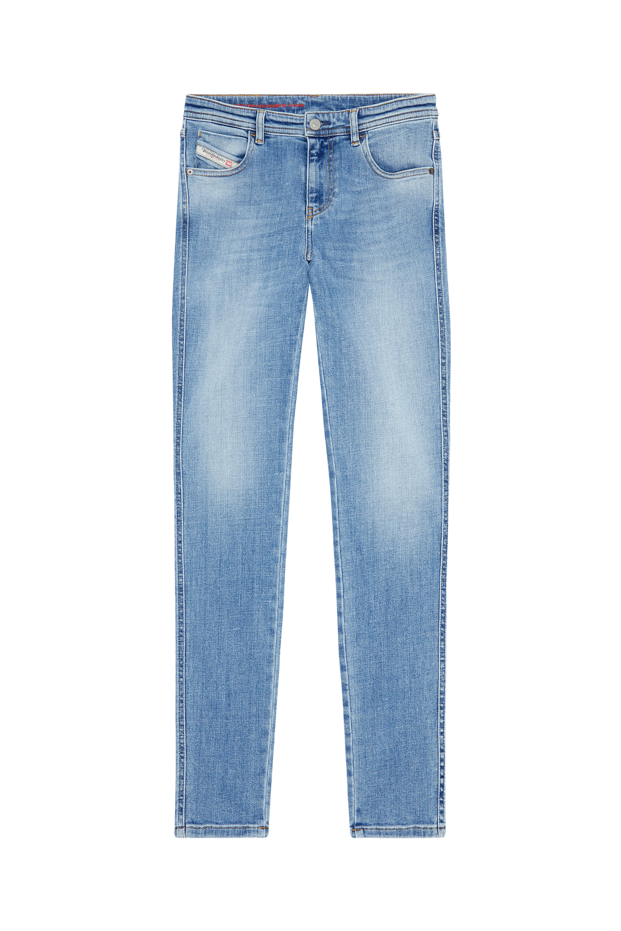 Diesel - 2015 Babhila 09C01 Skinny Jeans, Azul medio - Image 5