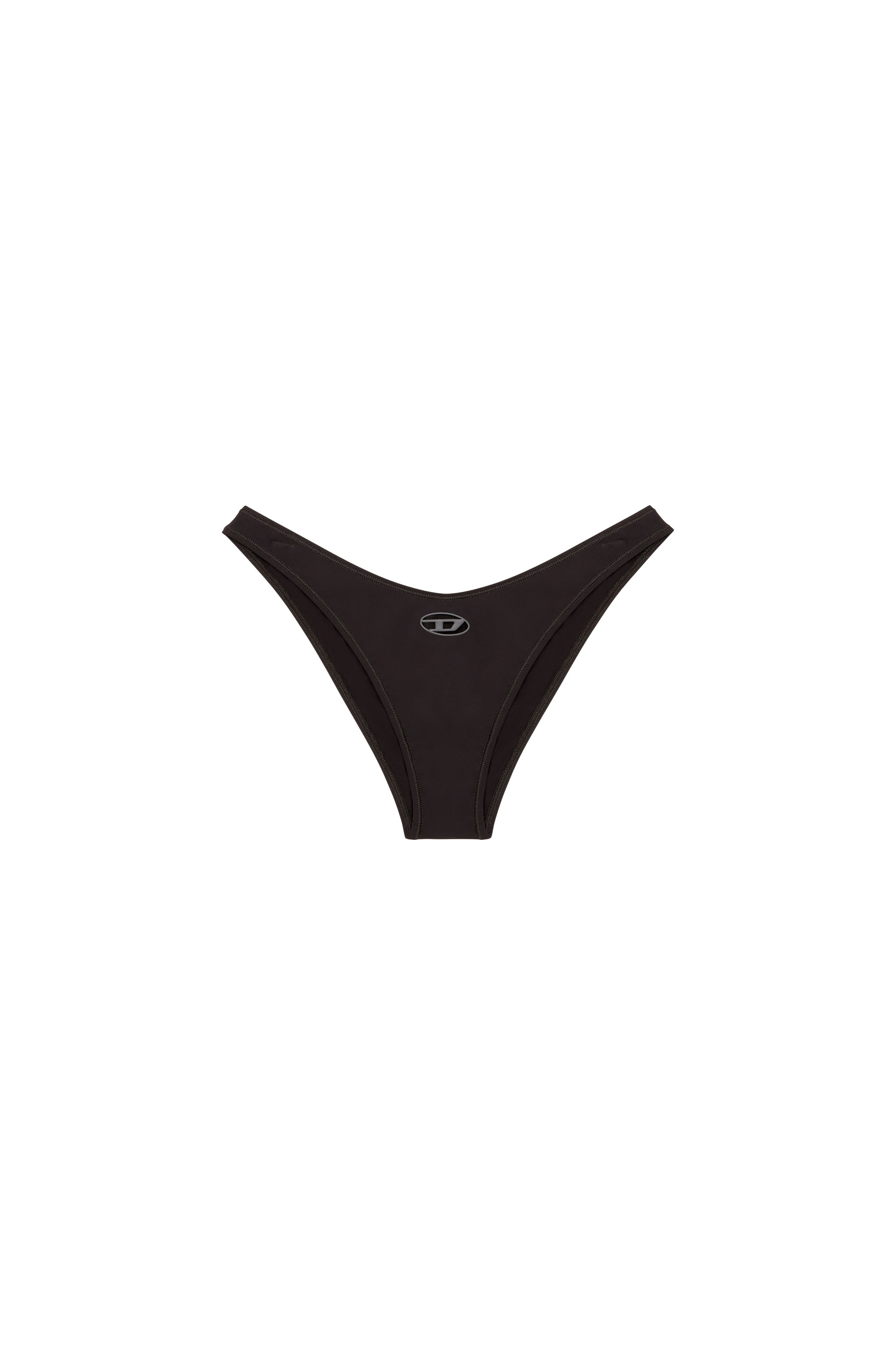 Diesel - PUNCHY-UTLT, Braguita de microfibra con logotipo recortado Mujer in Negro - 4