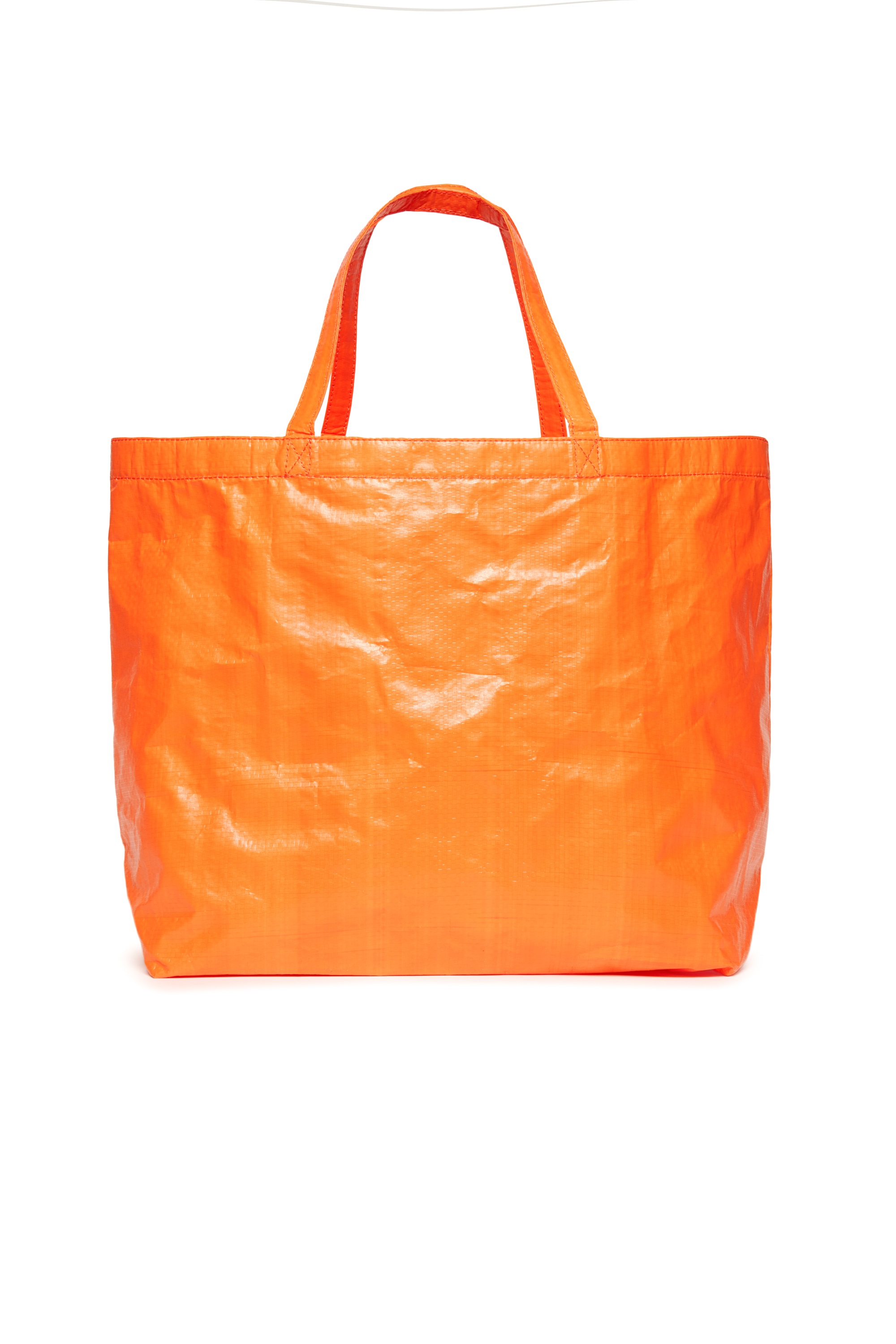 Diesel - WRITTEN, Bolsa de playa con estampado Oval D Mujer in Naranja - 2