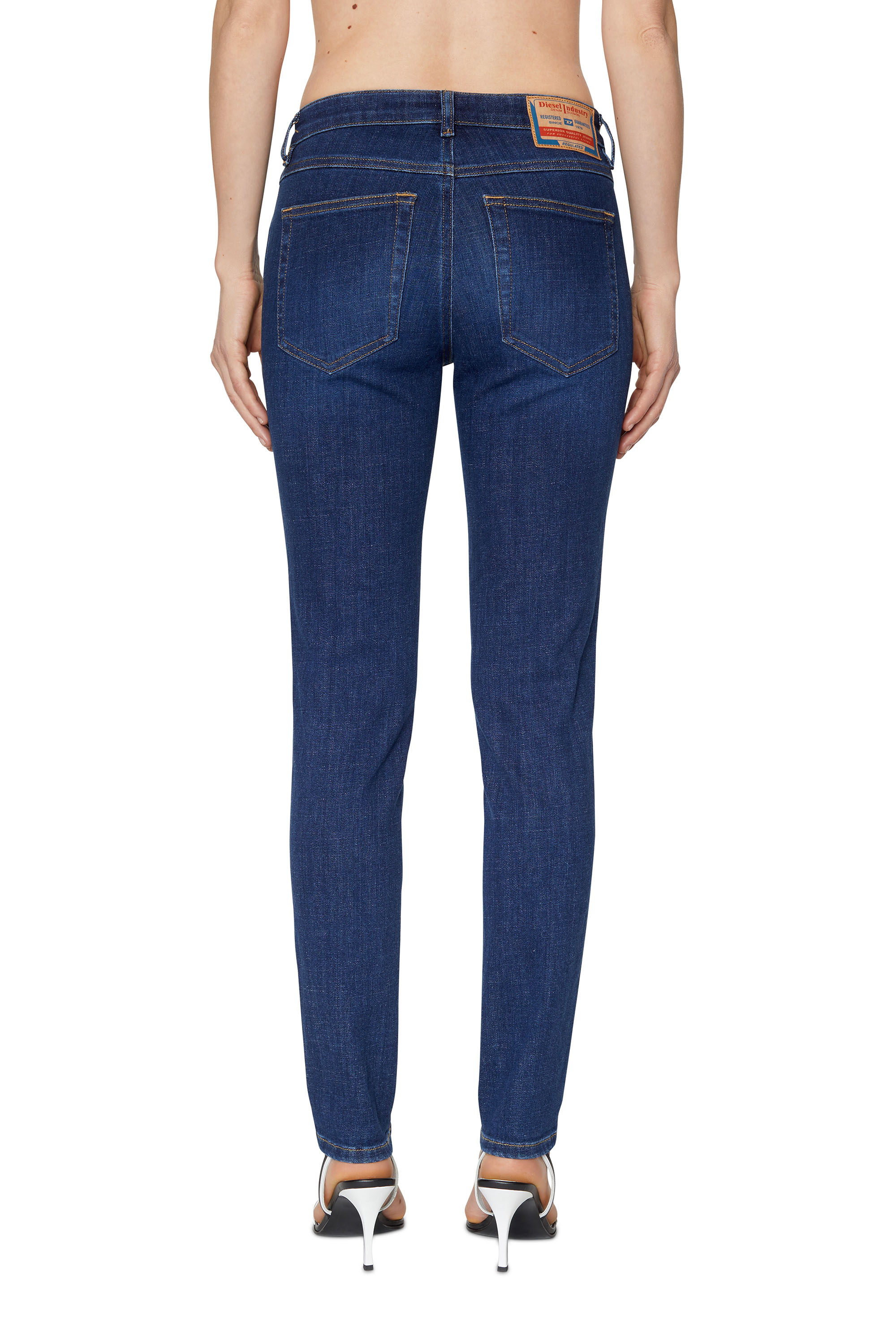 Diesel - Skinny Jeans 2015 Babhila 09C58, Azul Oscuro - Image 3