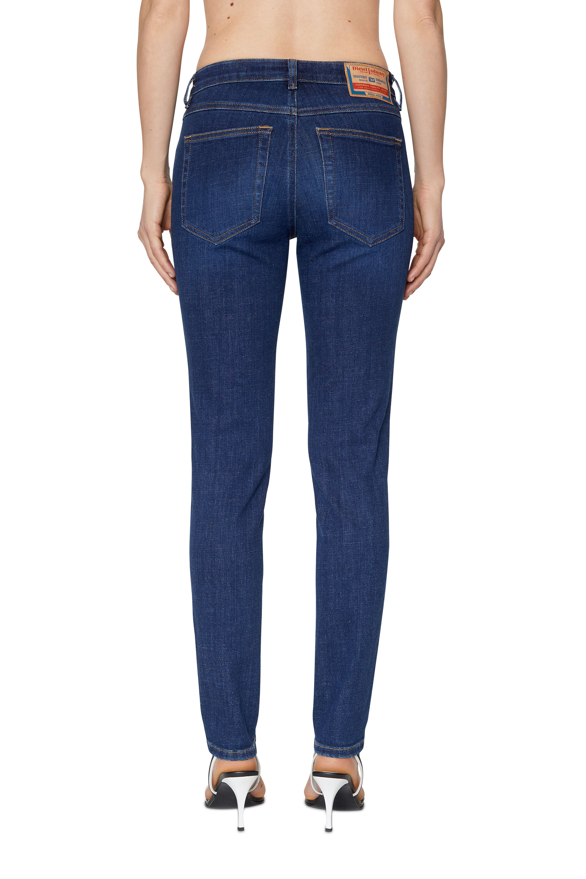 Diesel - Skinny Jeans 2015 Babhila 09C58 Mujer, Azul Oscuro - 4