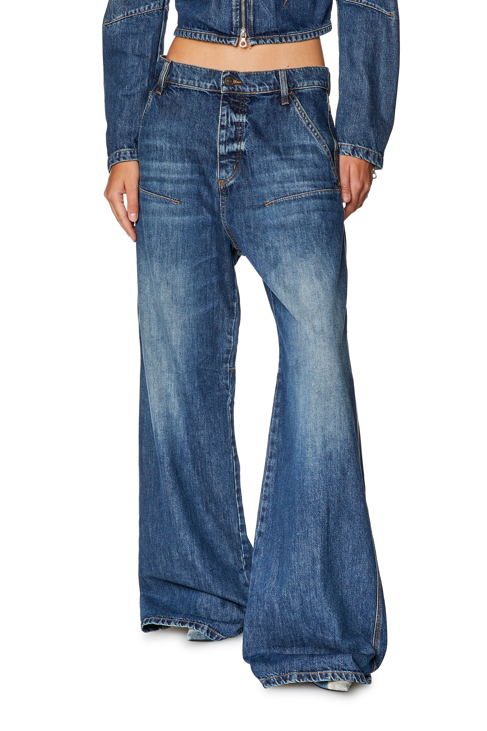 Diesel - Straight Jeans 1996 D-Sire 0HJAW, Azul Oscuro - Image 1