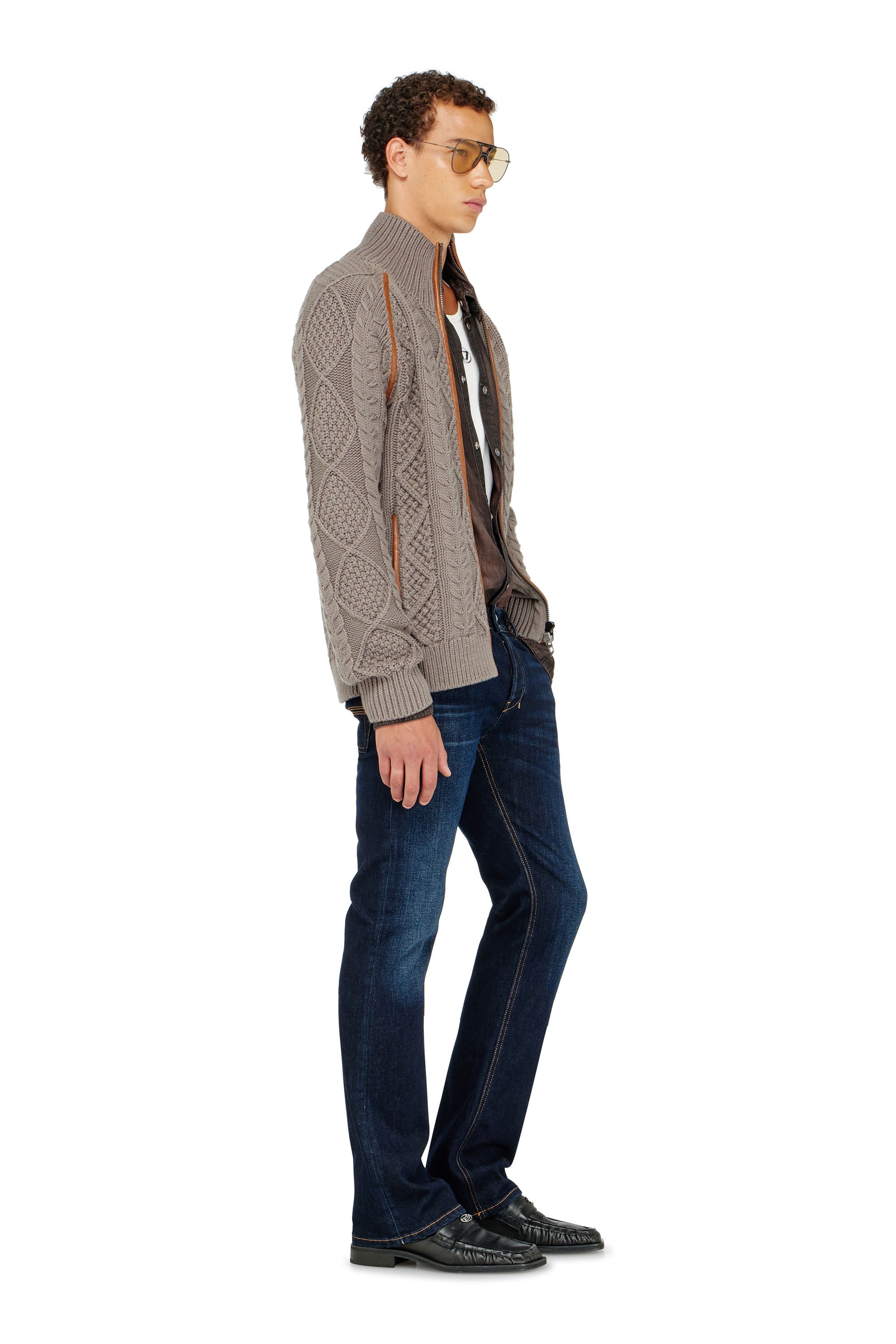Diesel - Bootcut Jeans 2007 Zatiny 09Q15 Hombre, Azul Oscuro - 4