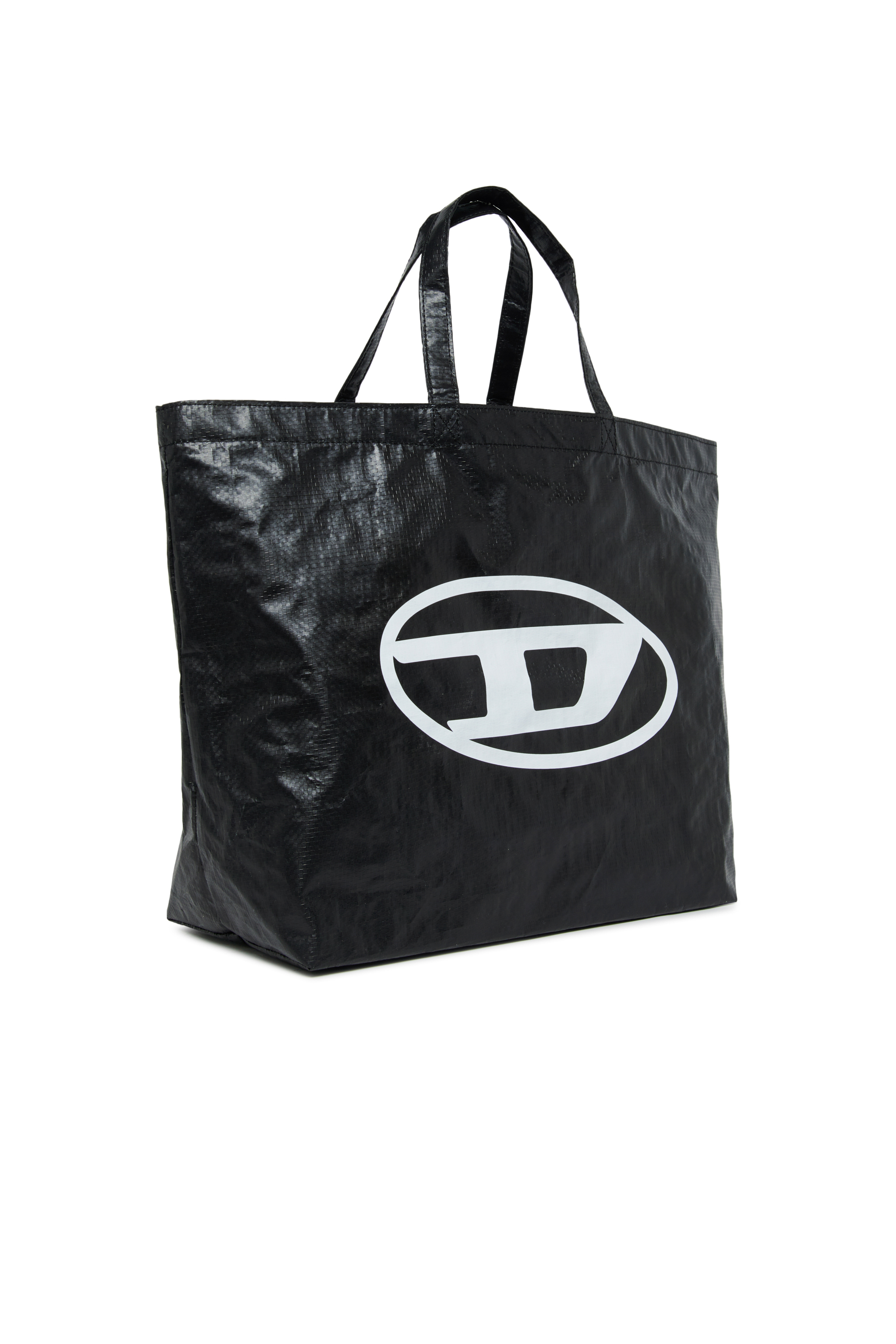 Diesel - WRITTEN, Bolsa de playa con estampado Oval D Mujer in Negro - 3
