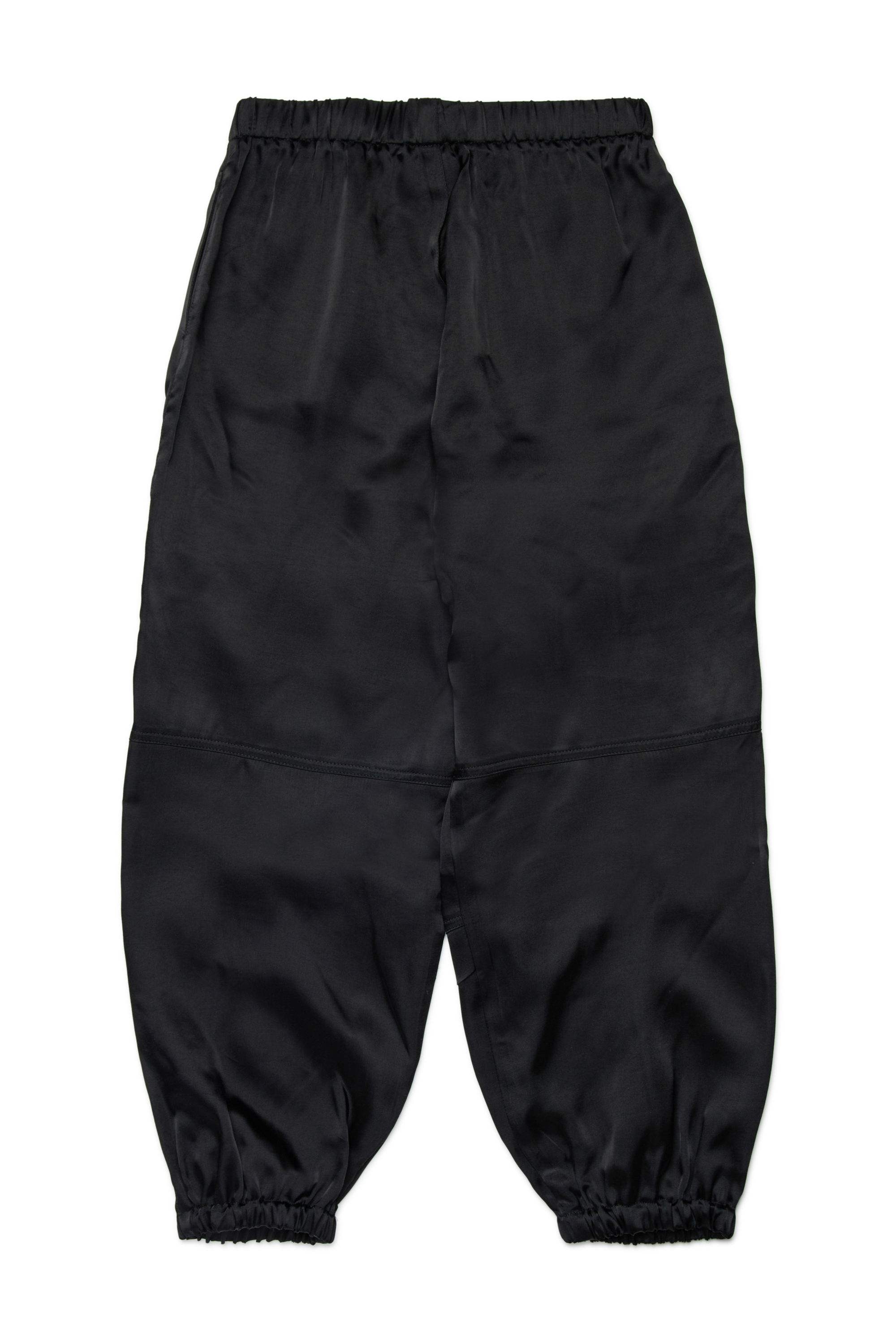 Diesel - PSAFFER, Pantalones de sat&eacute;n con bolsillos utilitarios Mujer in Negro - 2