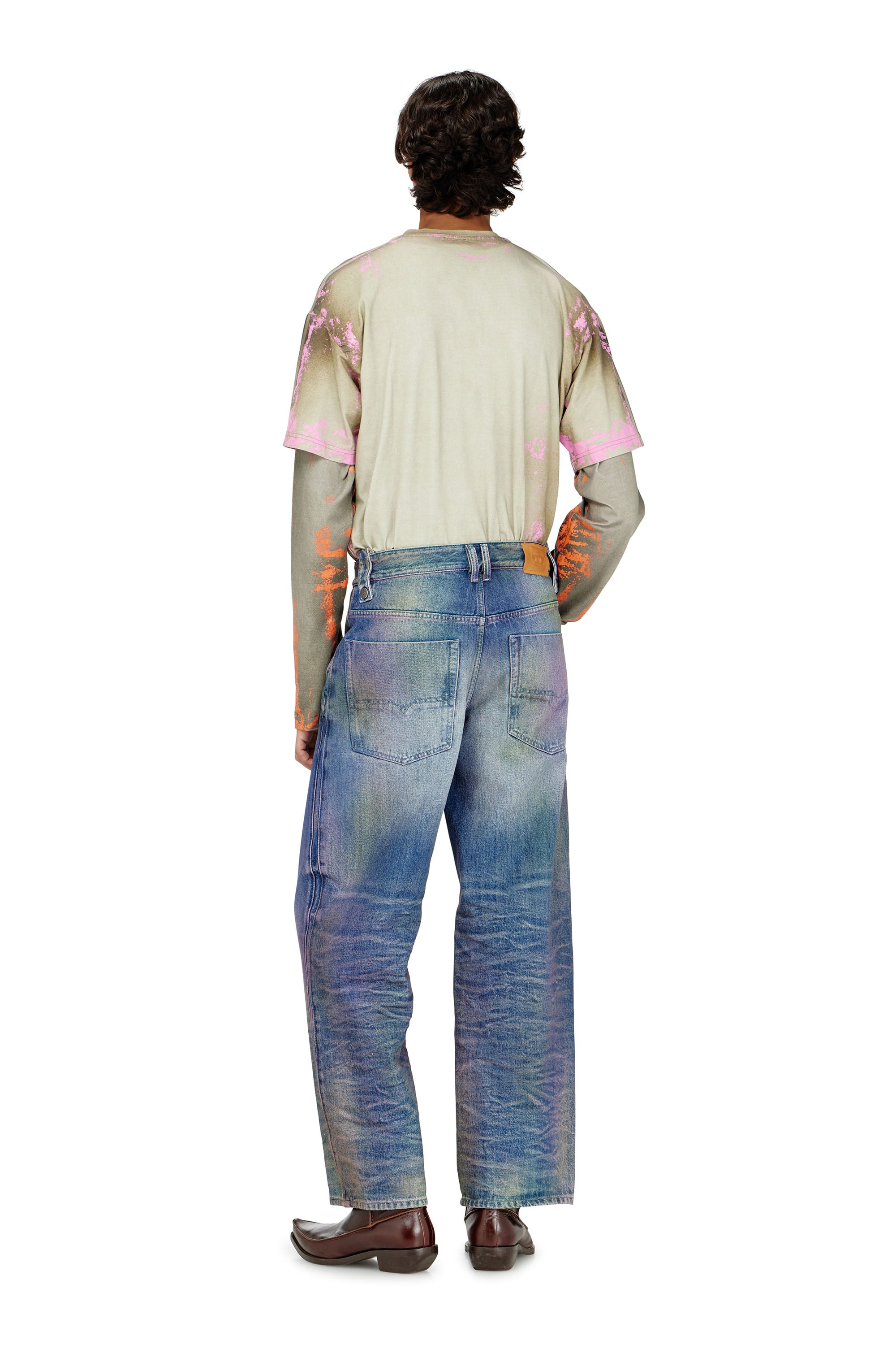 Diesel - Relaxed Jeans 1982 D-Hakou 007FW Unisex, Azul medio - 3