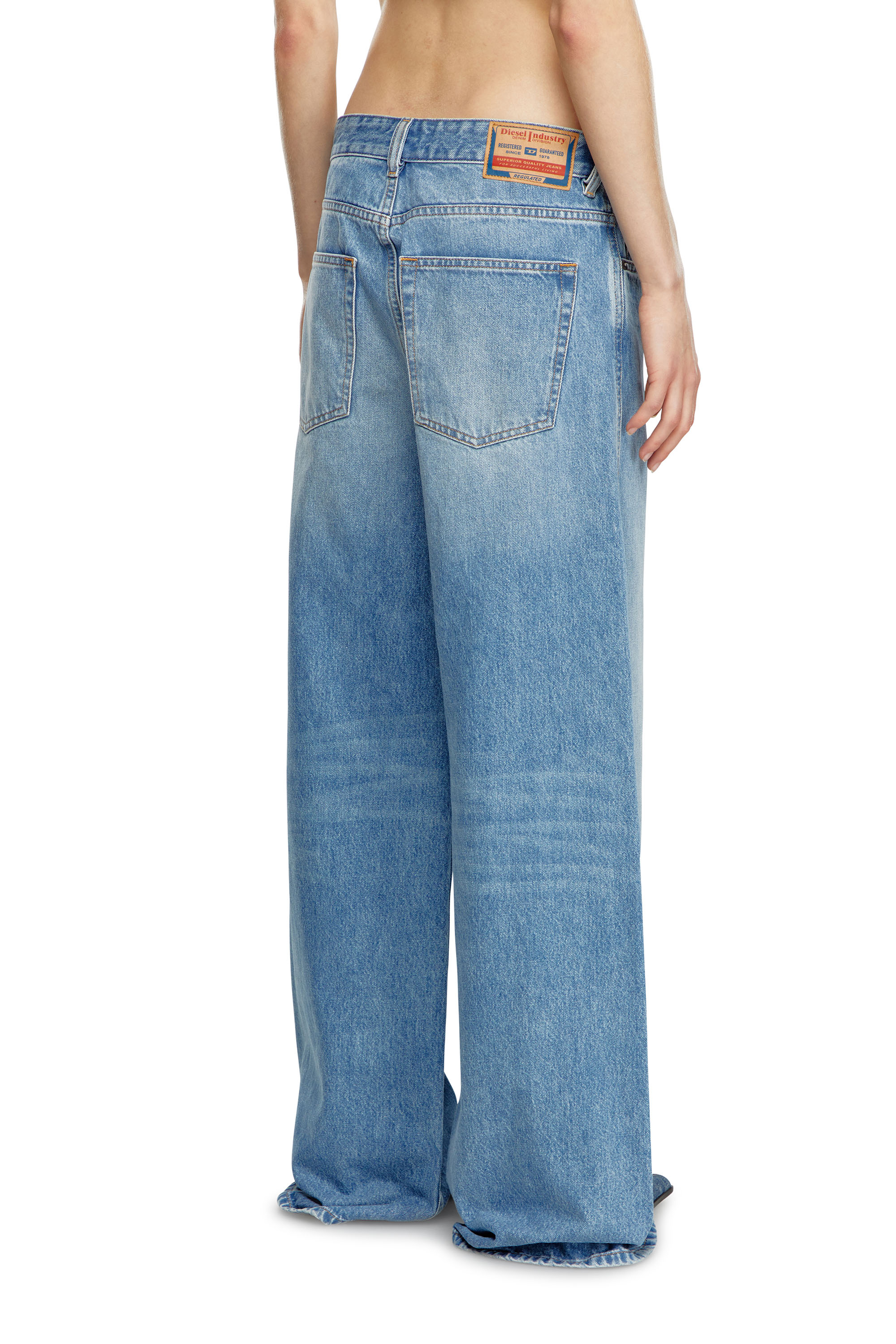 Diesel - Straight Jeans 1996 D-Sire 09I29, Azul Claro - Image 2