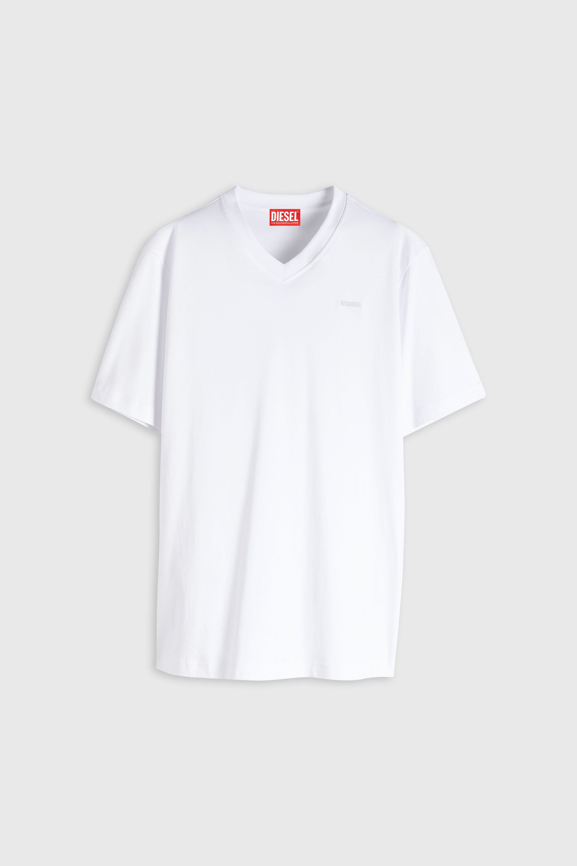 Diesel - T-ADJUST-V-MICRODIV, Camiseta de cuello de pico con microbordado de logo Hombre in ToBeDefined - 2