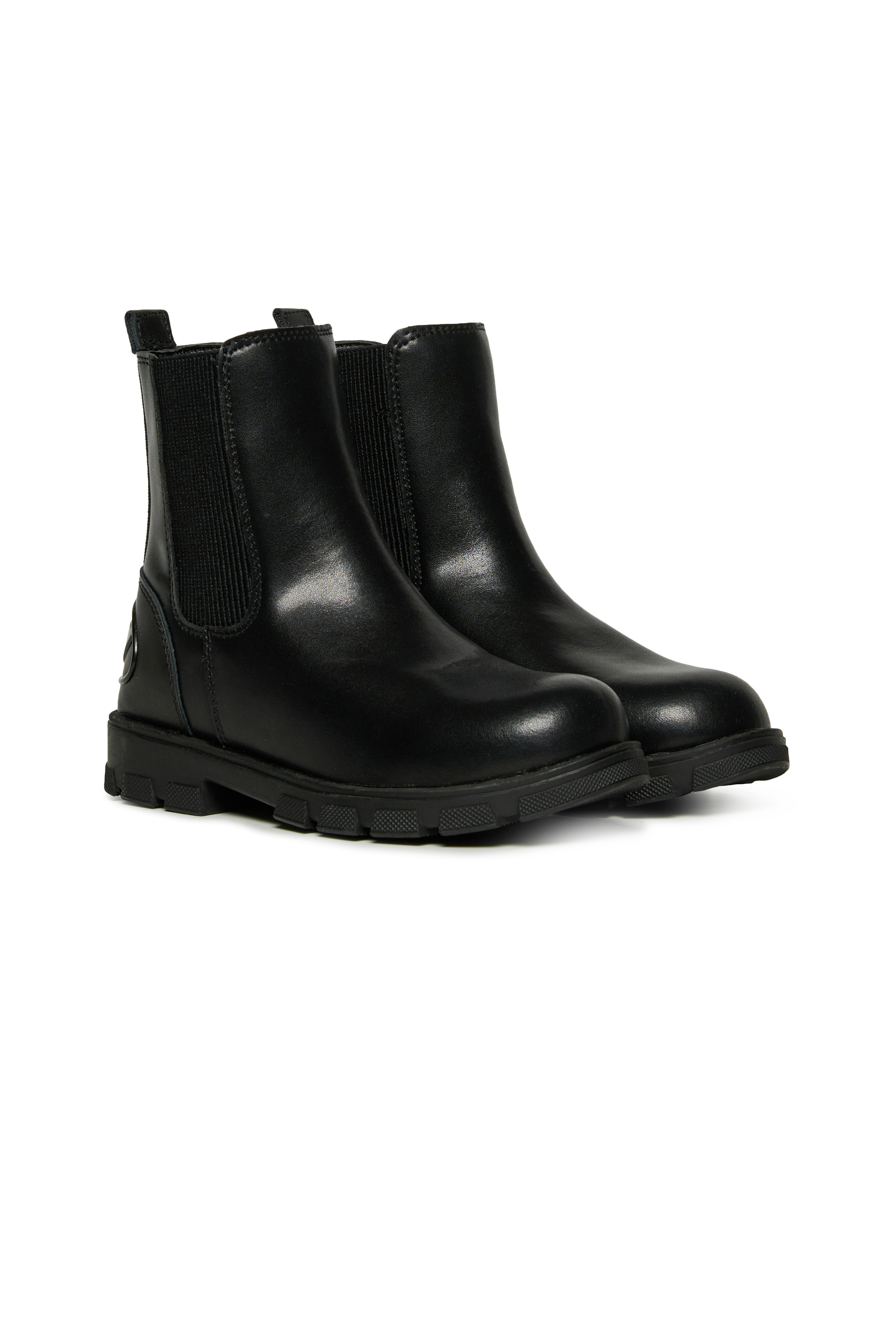 Diesel - D-HAMMER AK ELASTIC, D-Hammer Botas de cuero Unisex in Negro - 2