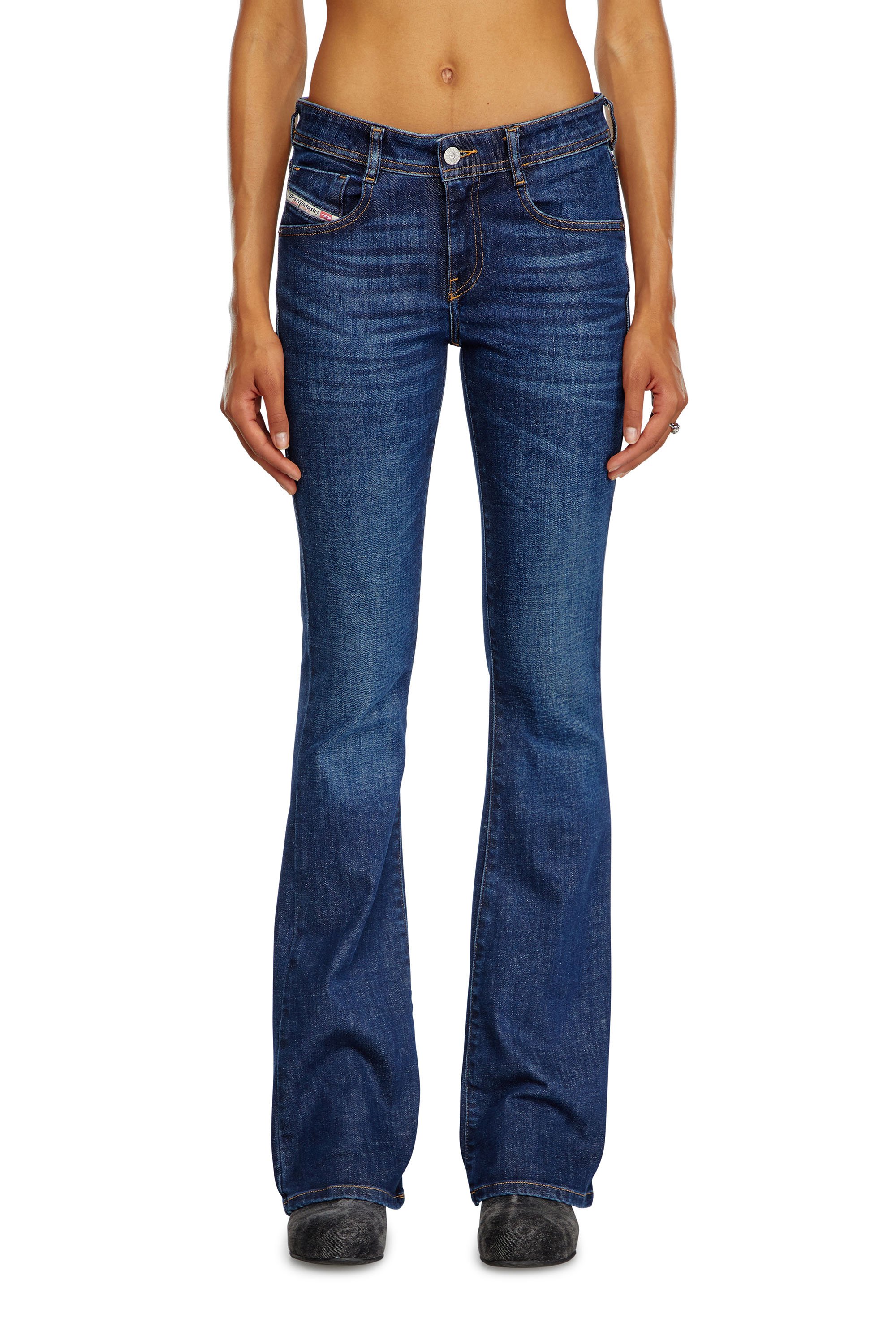 Diesel - Bootcut and Flare Jeans 1969 D-Ebbey 09B90, Azul Oscuro - Image 3