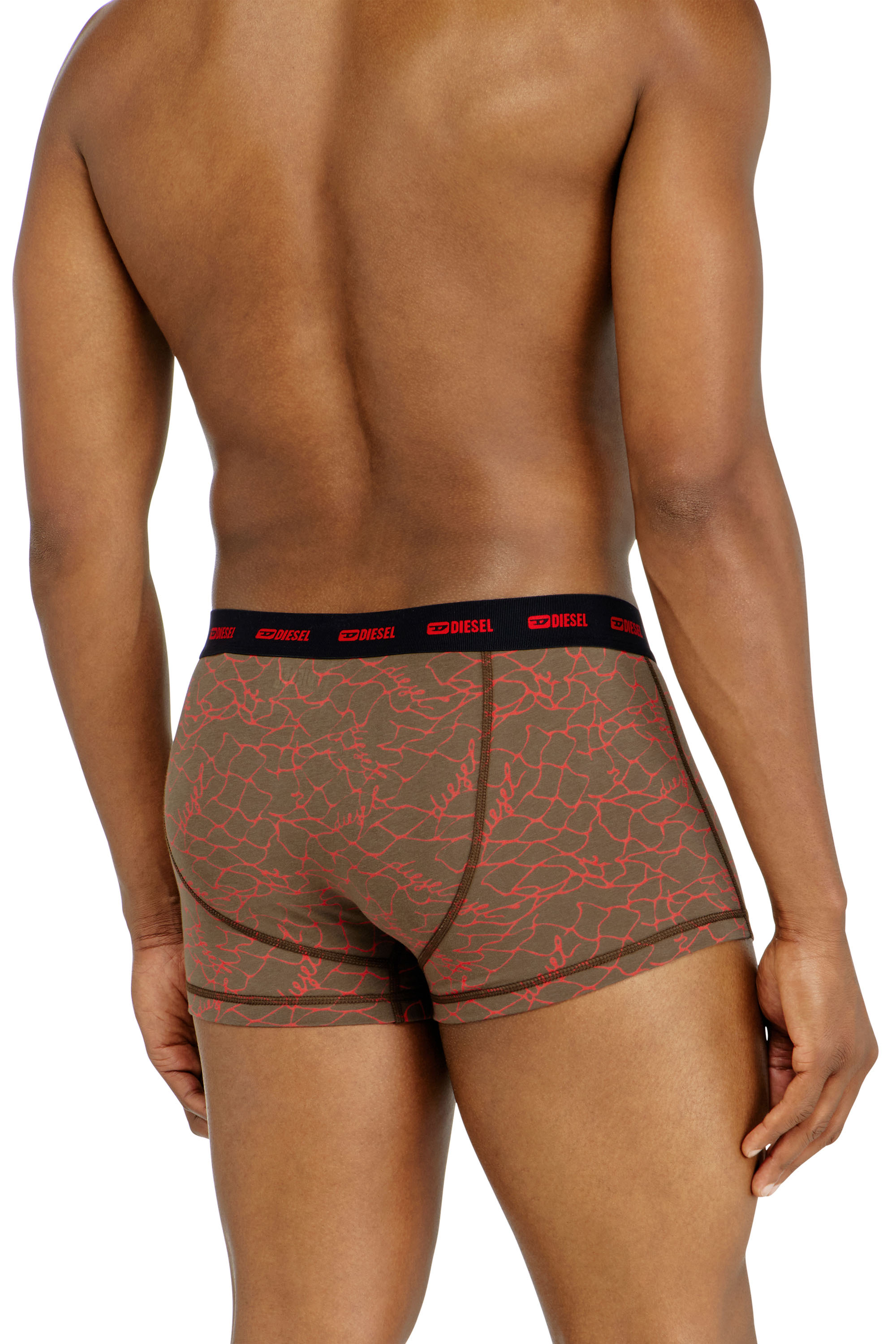 Diesel - DAMIEN-UTLT-3PACK, Paquete de tres b&oacute;xers con motivo gr&aacute;fico Hombre in Multicolor - 3