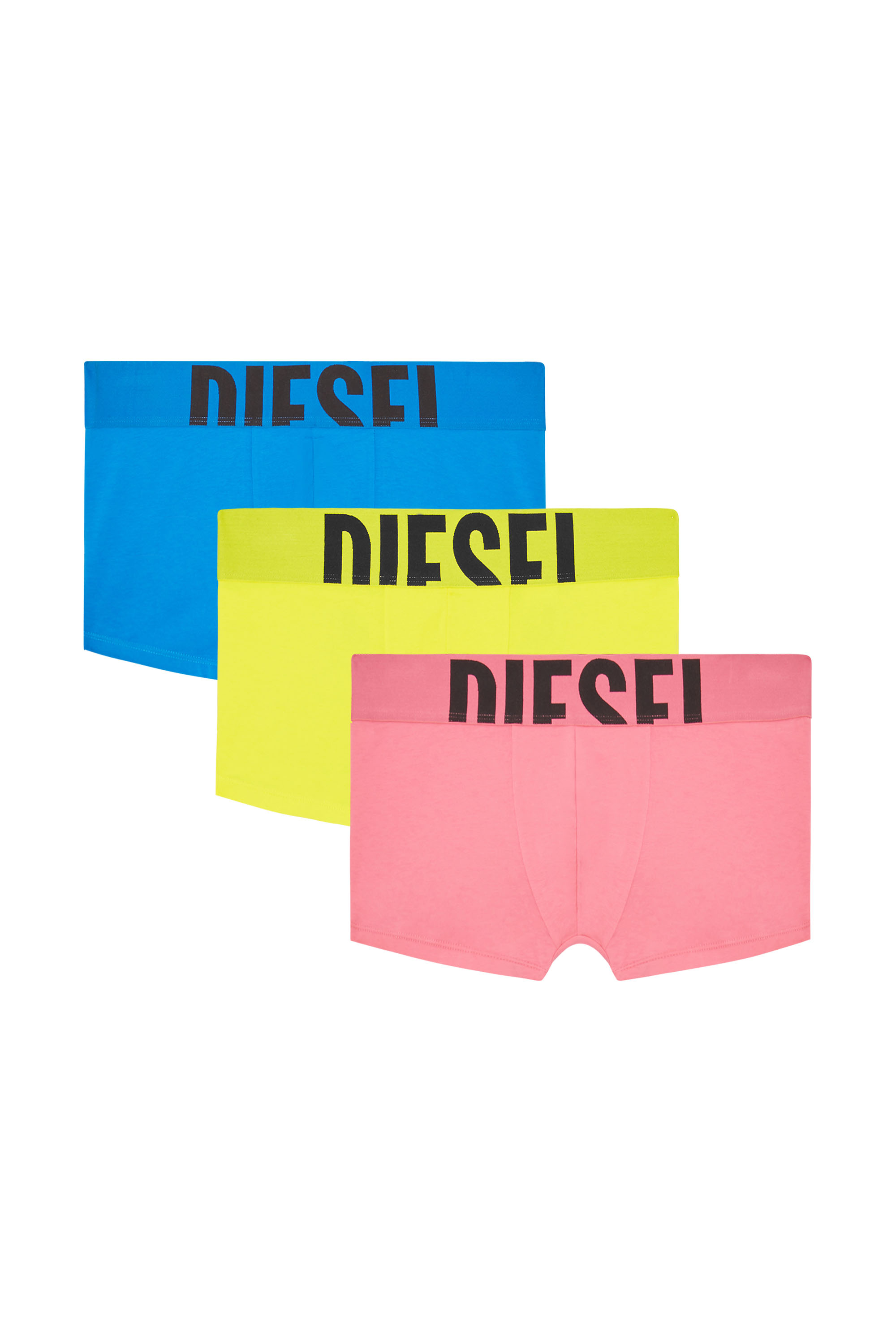Diesel - UMBX-DAMIENTHREEPACK-5.5EL, Paquete de tres b&oacute;xers ajustados de algod&oacute;n el&aacute;stico Hombre in Multicolor - 1