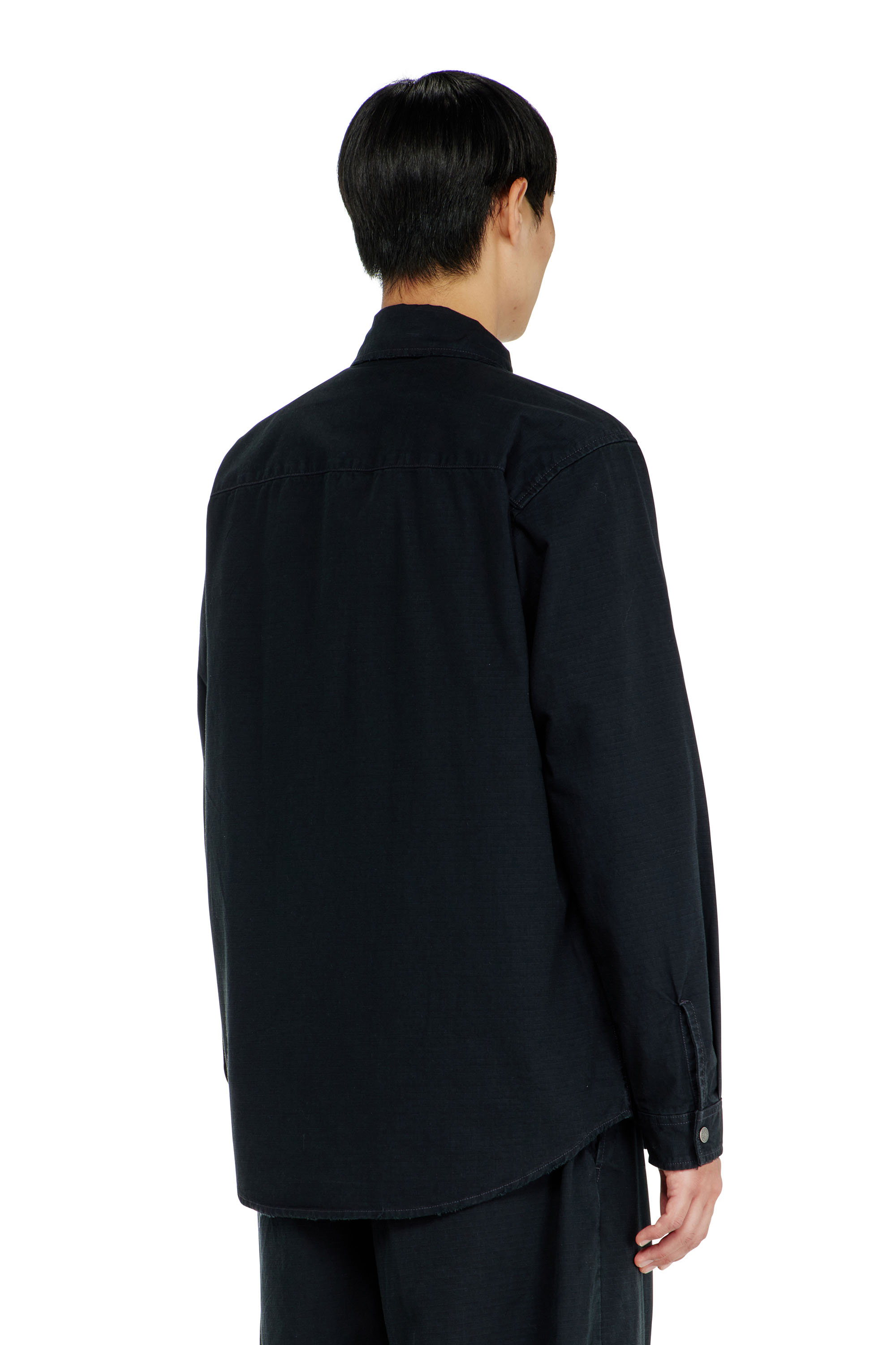 Diesel - S-ALIAS-ZIP, Camisa ripstop con cierre de cremallera Hombre in ToBeDefined - 4