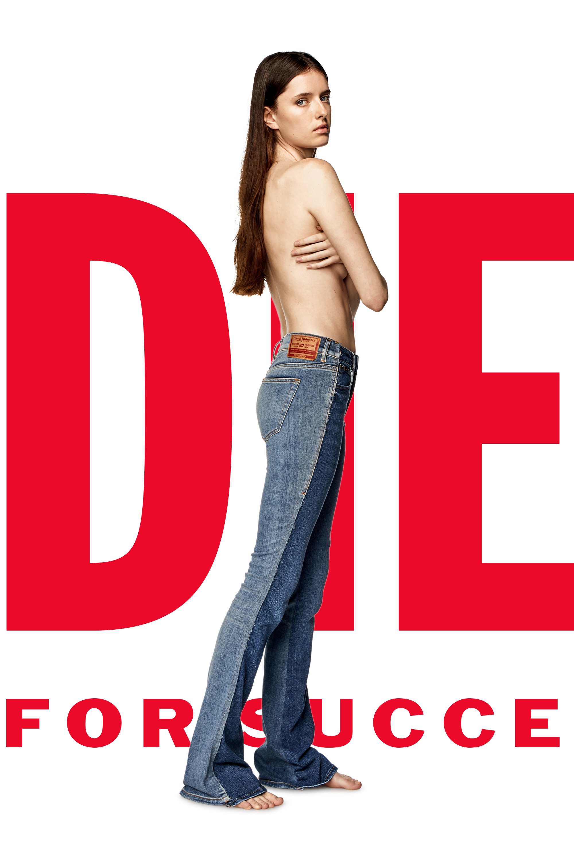 Diesel - Woman Bootcut and Flare Jeans Dieseloves 02 09K46, Medium blue - Image 6
