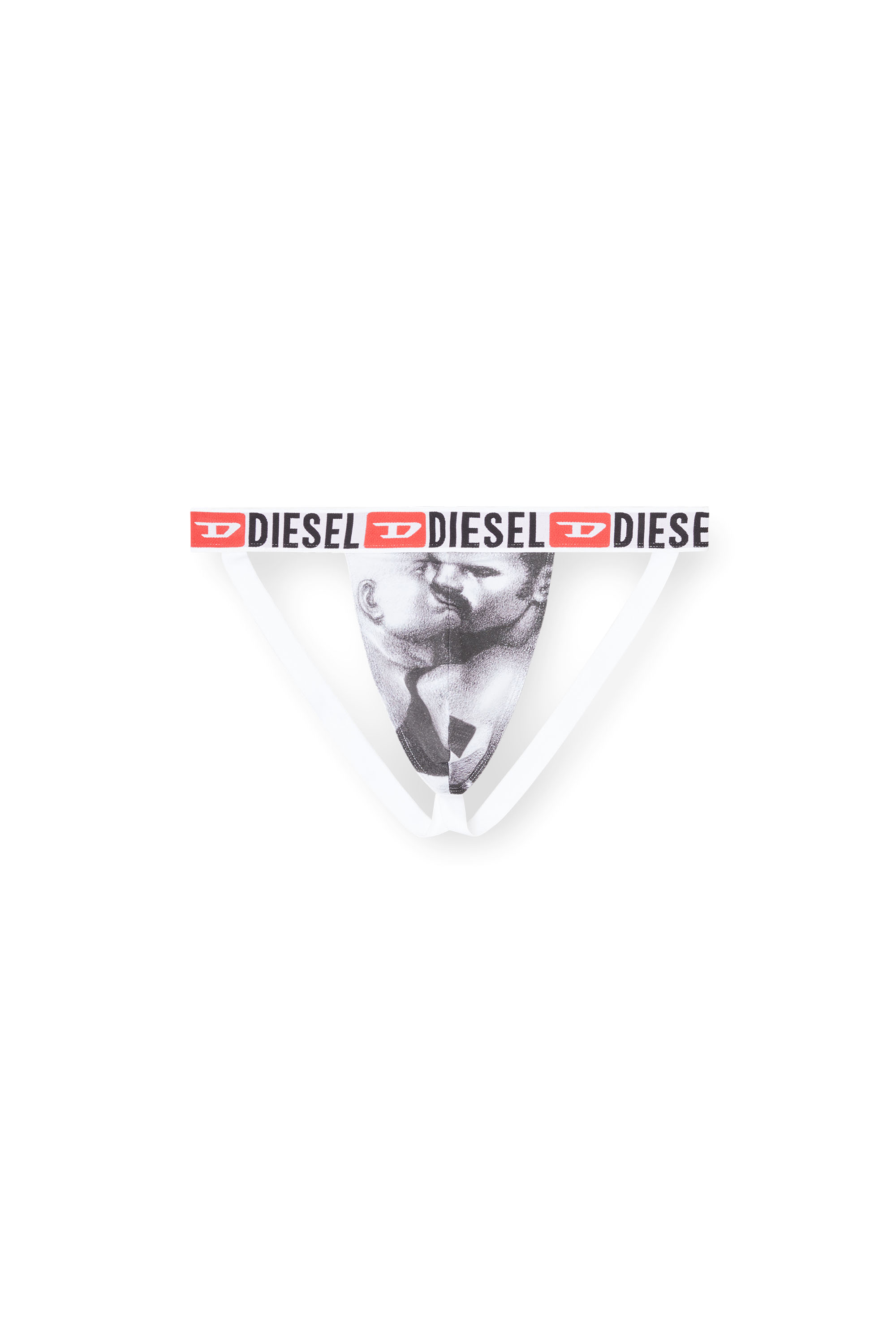 Diesel - PR-UMBR-JOCKY, Suspensorio con estampado gráfico Hombre in Blanco - 3