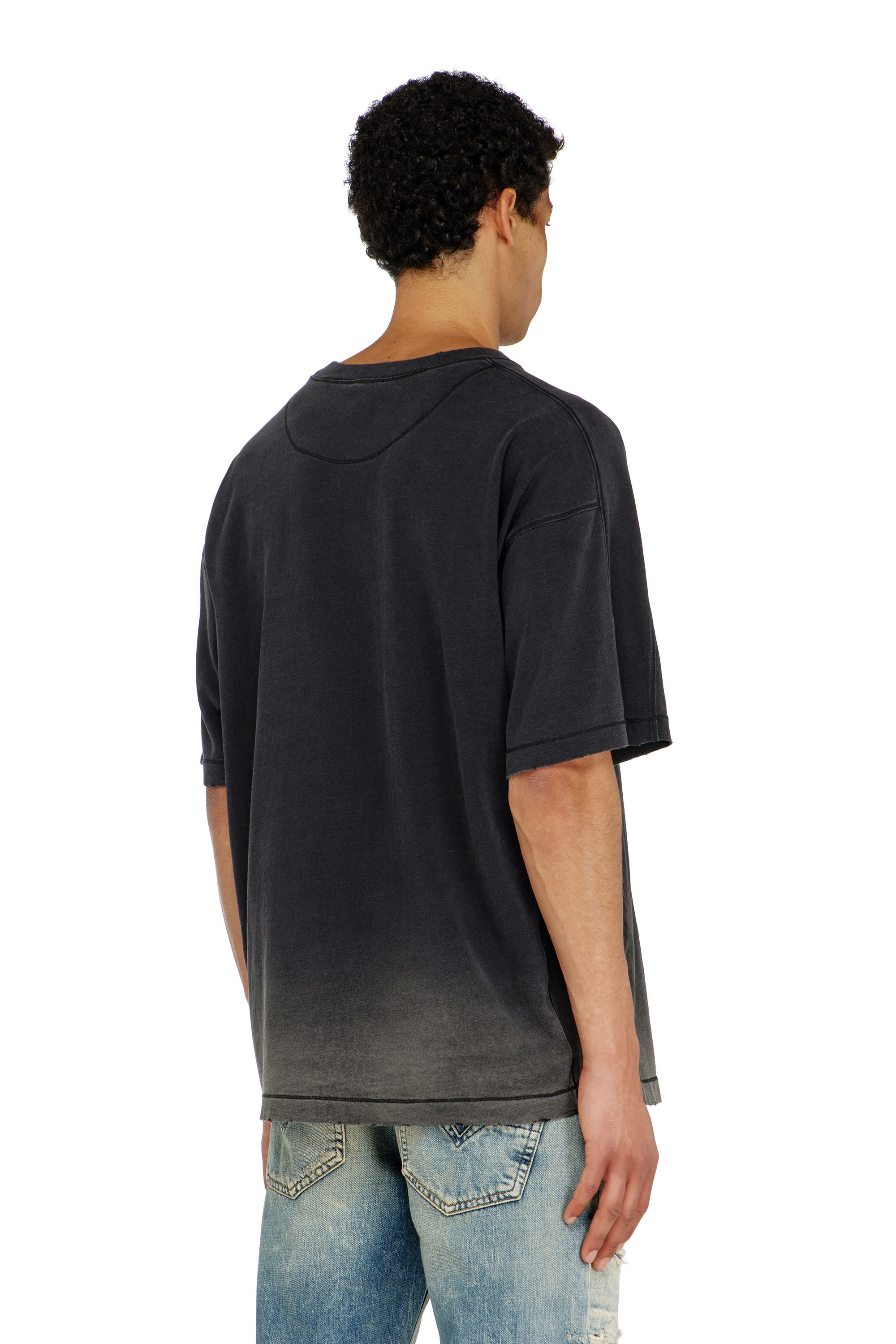 Diesel - T-CROX, Camiseta de algod&oacute;n con efecto degradado Hombre in ToBeDefined - 4