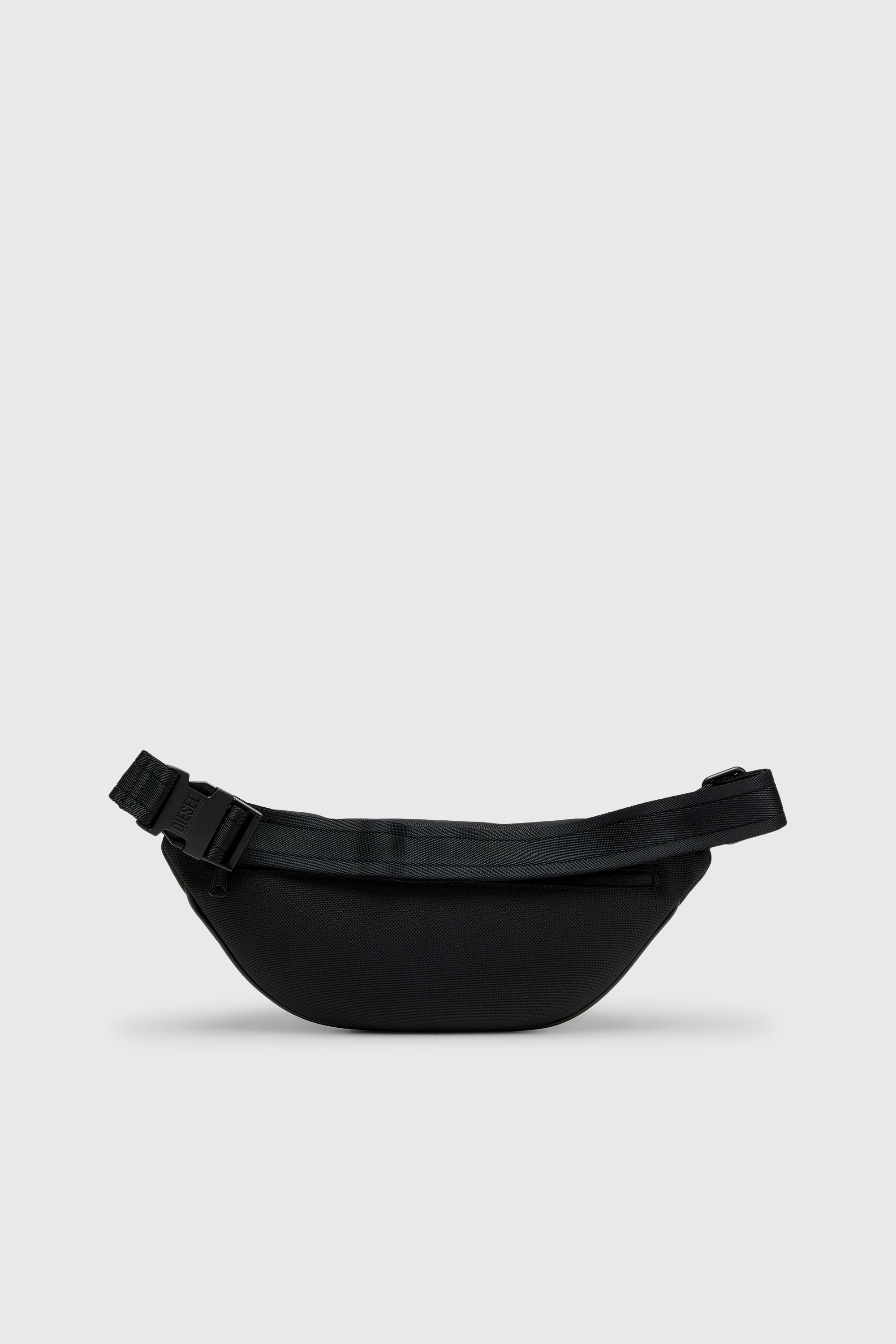 Diesel - HOLI-D BELT BAG M, Holi-D - Bolso ri&ntilde;onera de nylon con bolsillo interior Unisex in Negro - 2