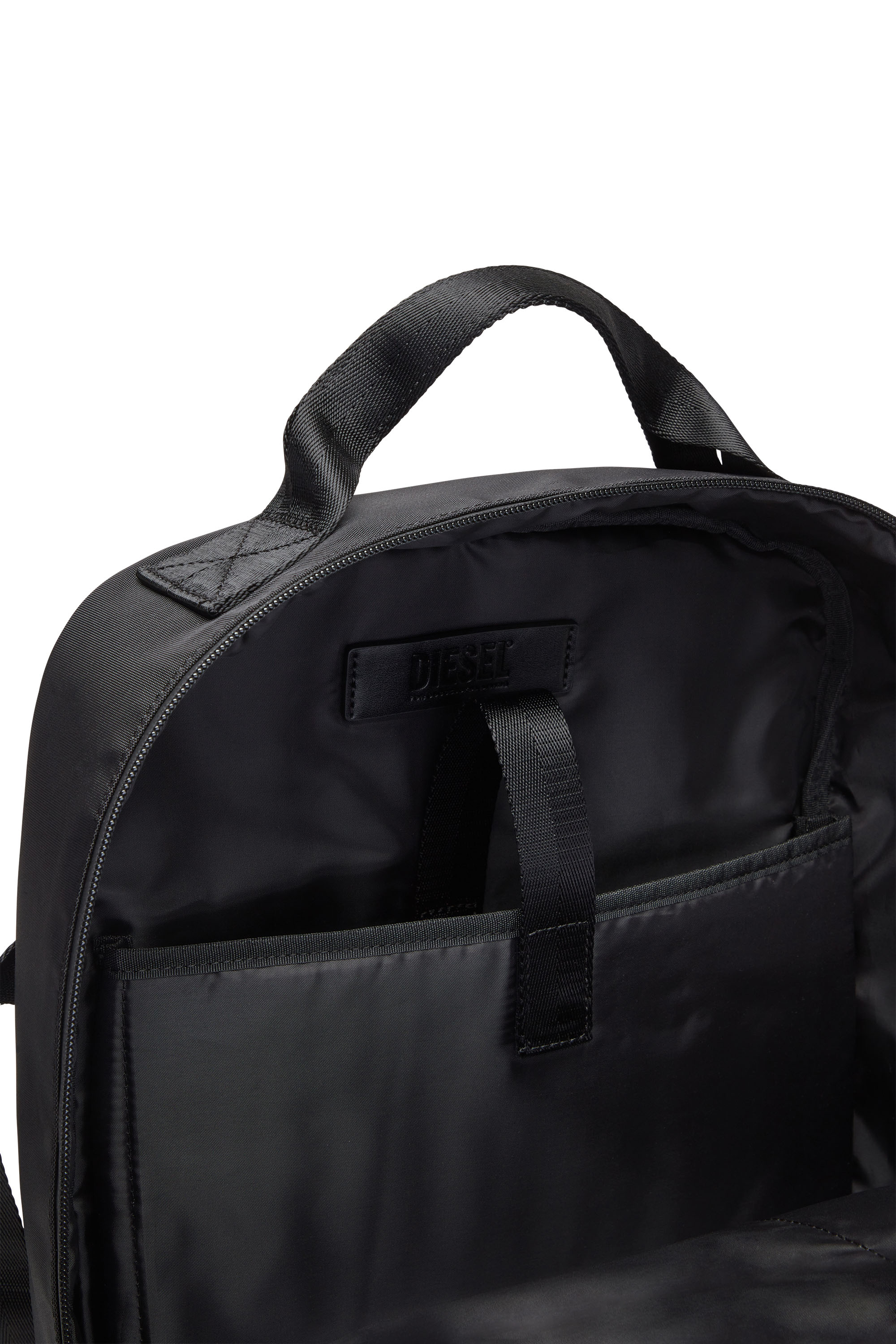 Diesel - DSRT BACKPACK, Dsrt-Mochila utility de nailon estampado Hombre in Negro - 3