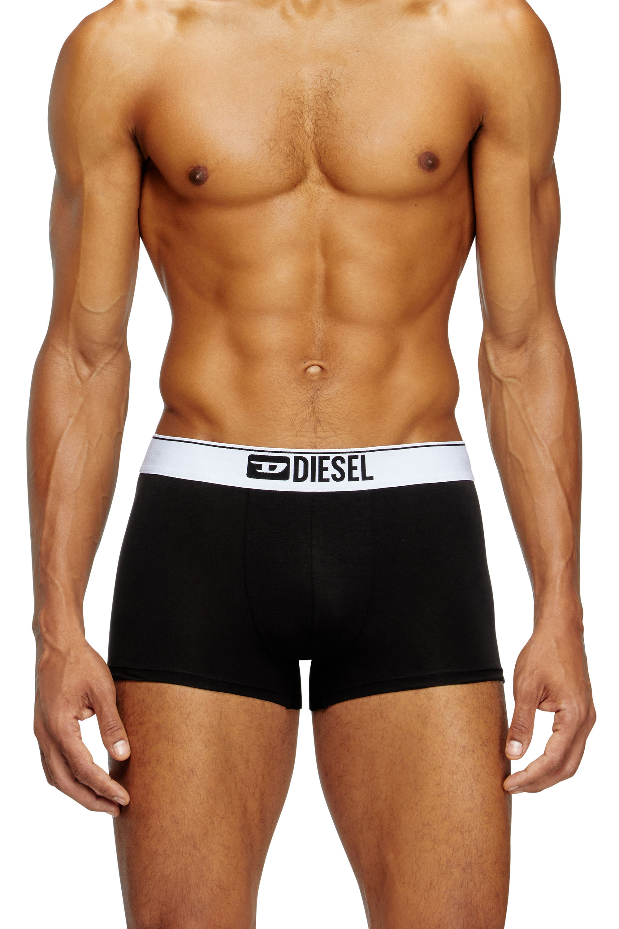 Diesel - UMBX-DAMIENTHREEPACK, Paquete de tres bóxers ajustados lisos Hombre in Multicolor - 3