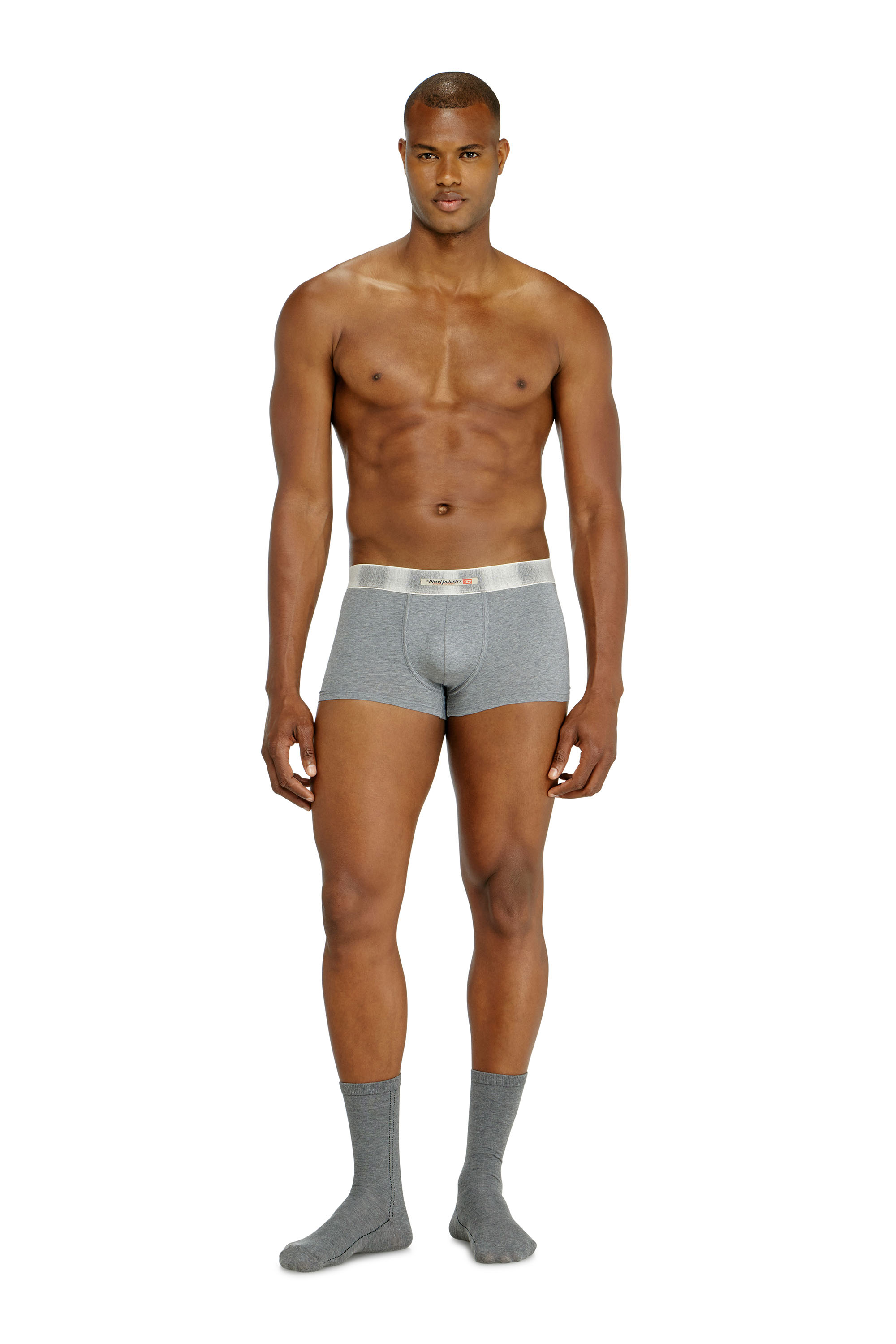 Diesel - DAMIEN-DNM-3PACK, Paquete de tres b&oacute;xers de algod&oacute;n el&aacute;stico con cinturilla de sat&eacute;n Hombre in Multicolor - 1