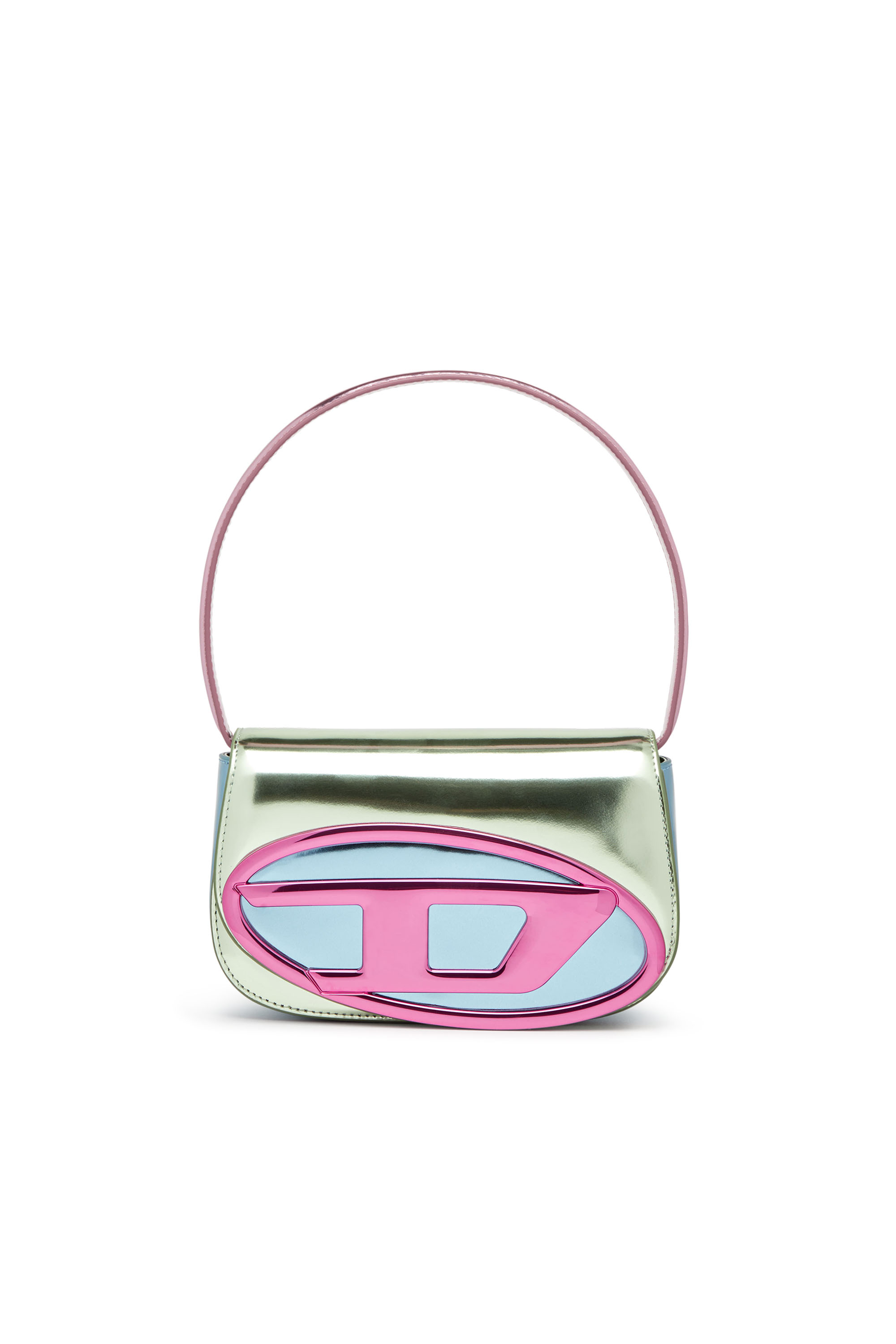 Diesel - 1DR, 1DR-Bolso de hombro ic&oacute;nico de cuero espejado Mujer in Multicolor - 1