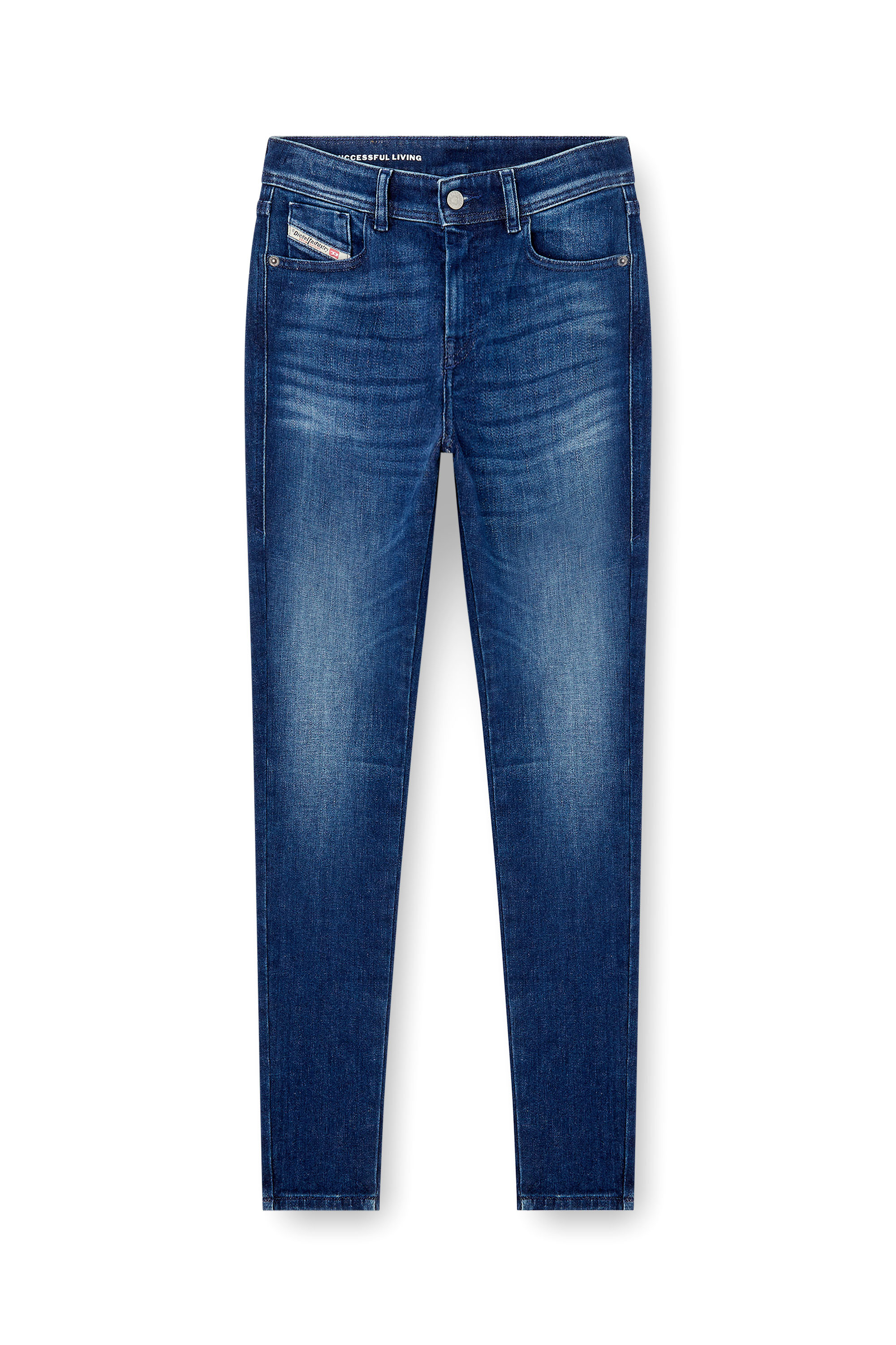 Diesel - Skinny Jeans 2017 Slandy 09N12 Mujer, Azul Oscuro - 3