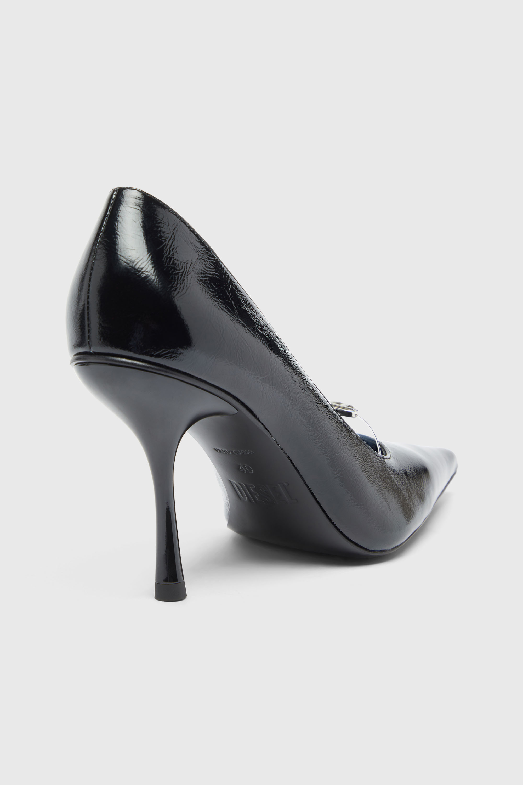 Diesel - D-JEWELS 90 P, D-Jewels - Salones de piel naplak Mujer in Negro - 4