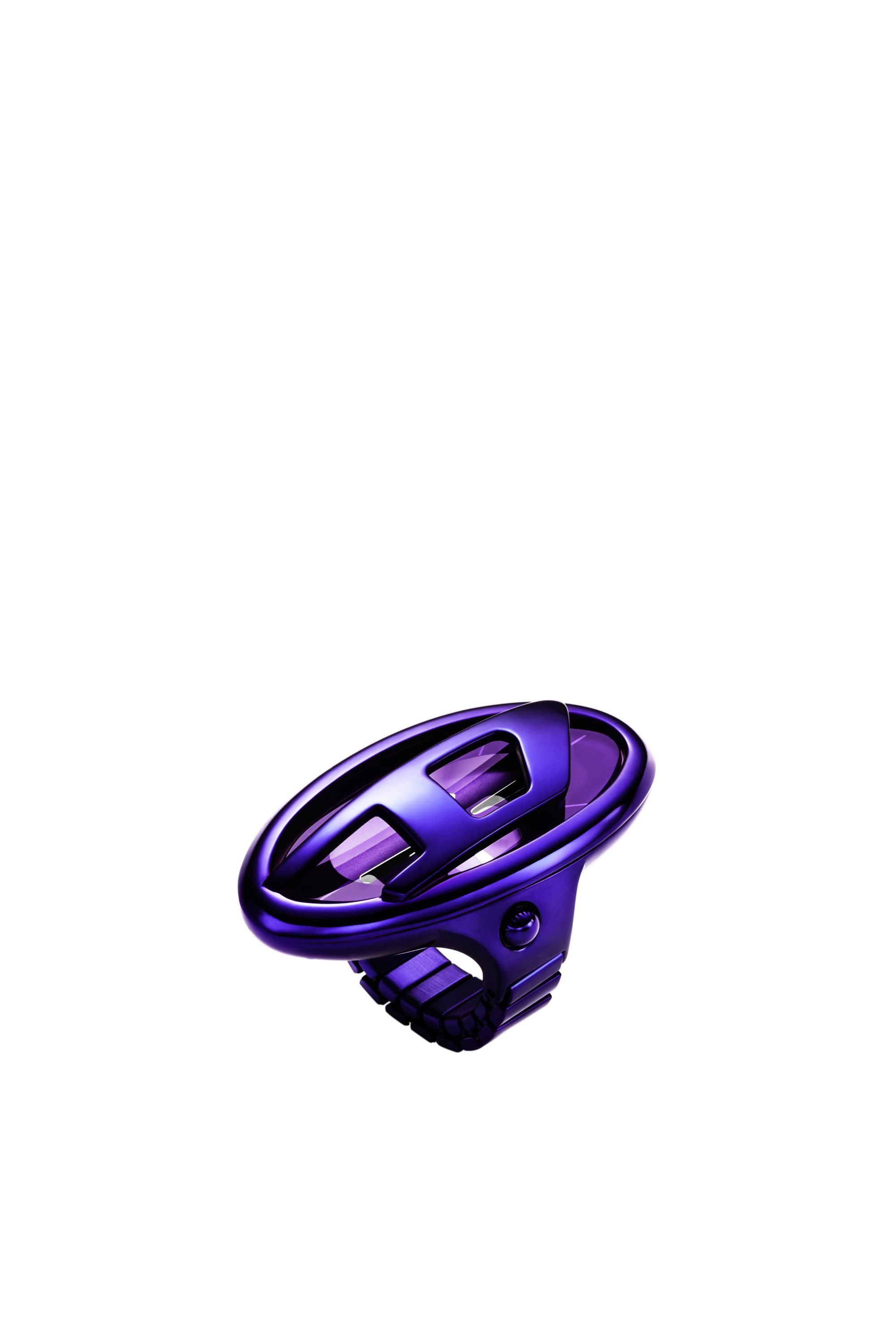 Diesel - DZ5624 WATCH, Anillo reloj D-Era de acero inoxidable morado Mujer in Azul marino - 1