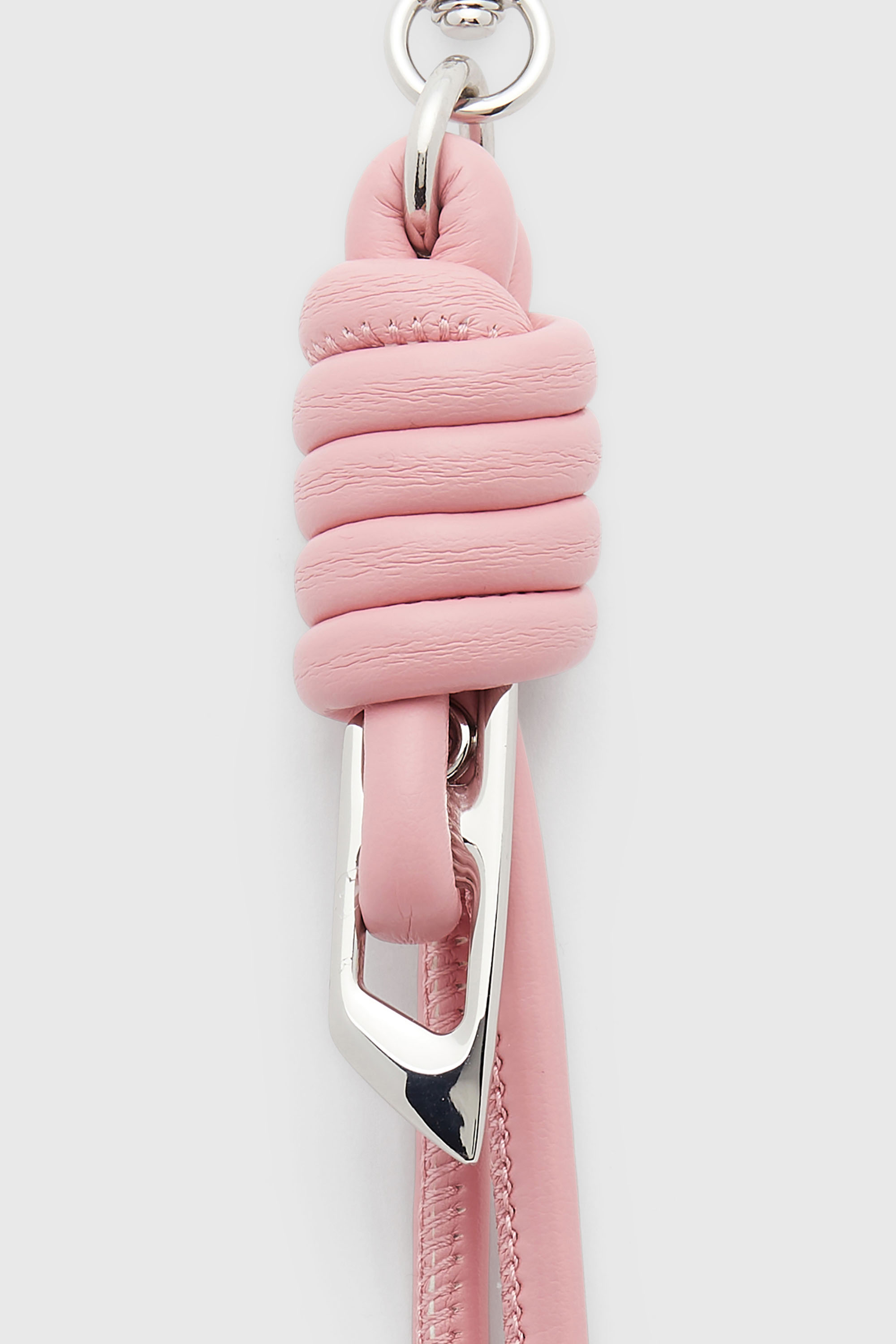 Diesel - ROPE I, Charm con tiras anudadas en metal y PU Unisex in Rosa - 3