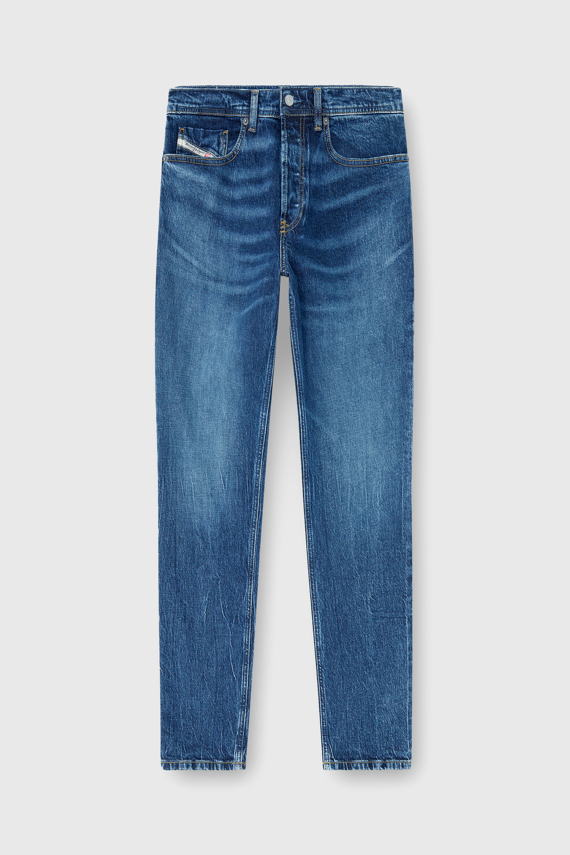 Diesel - Regular Jeans 2023 D-Finitive 0KBBQ Hombre, Azul Oscuro - 2