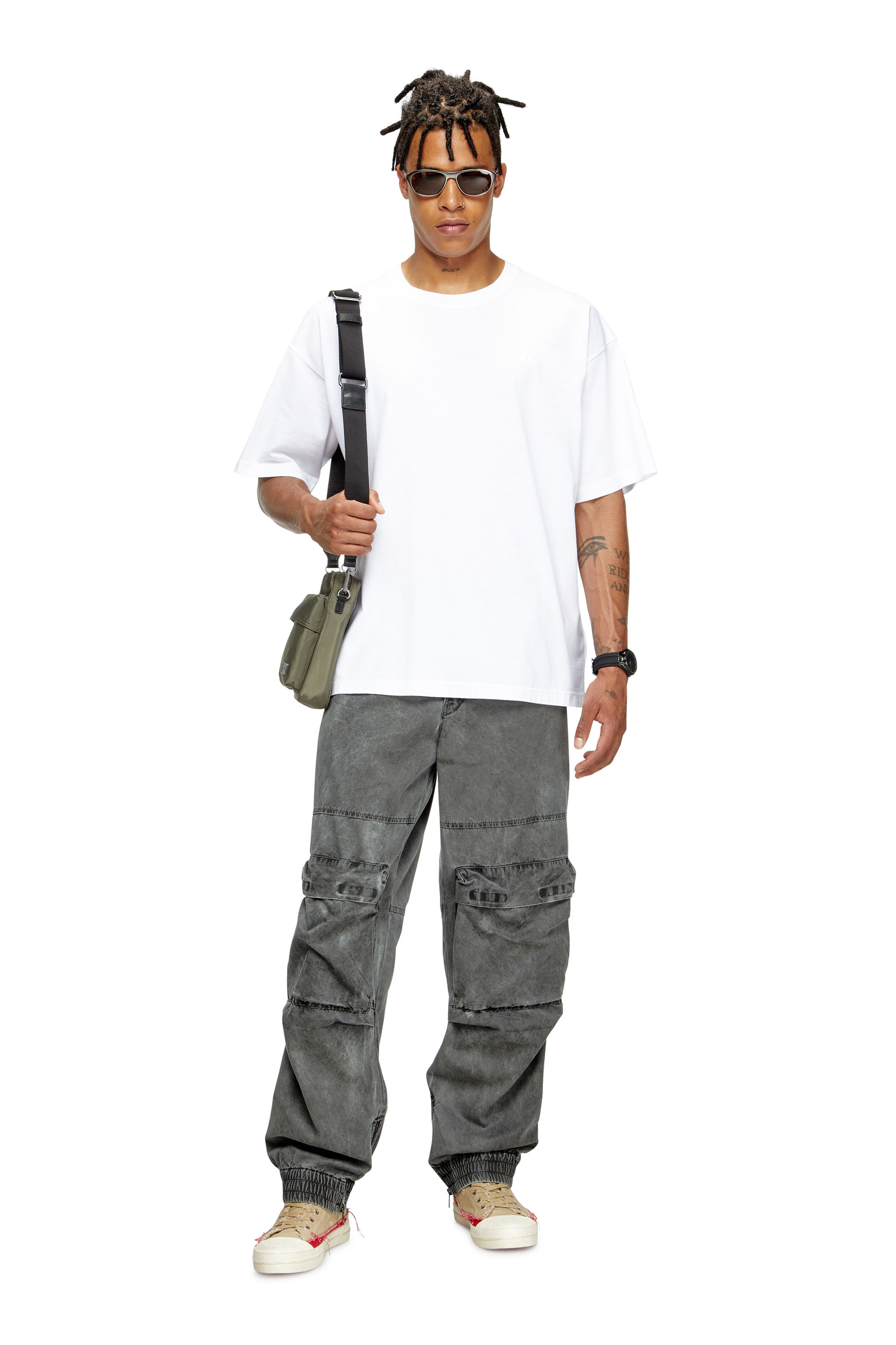 Diesel - T-BOXT-T24, Camiseta con logotipo Oval D Hombre in Blanco - 2