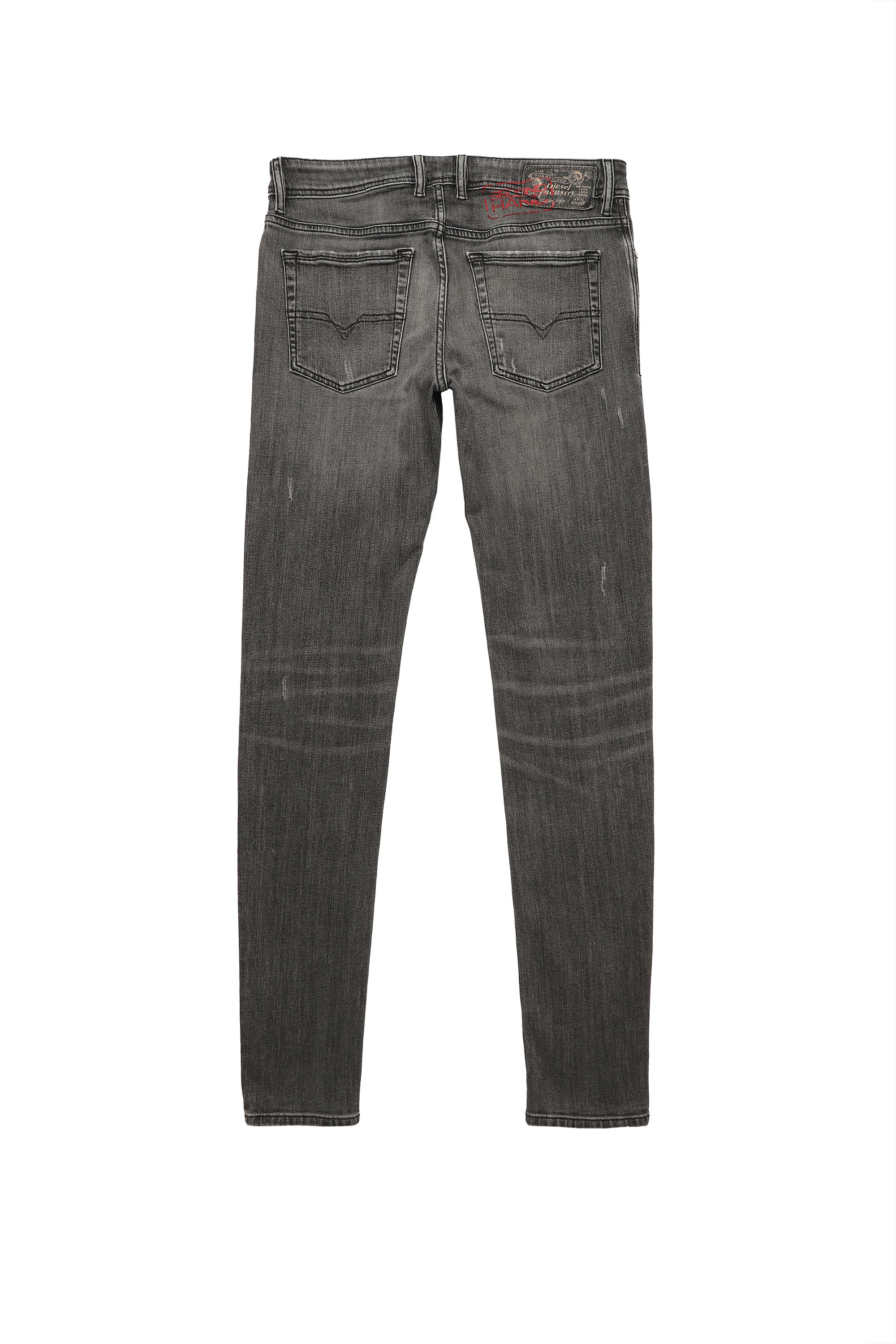 Diesel - TROXER, Diesel Hombre - Vaqueros Gris claro Hombre in Negro - 2