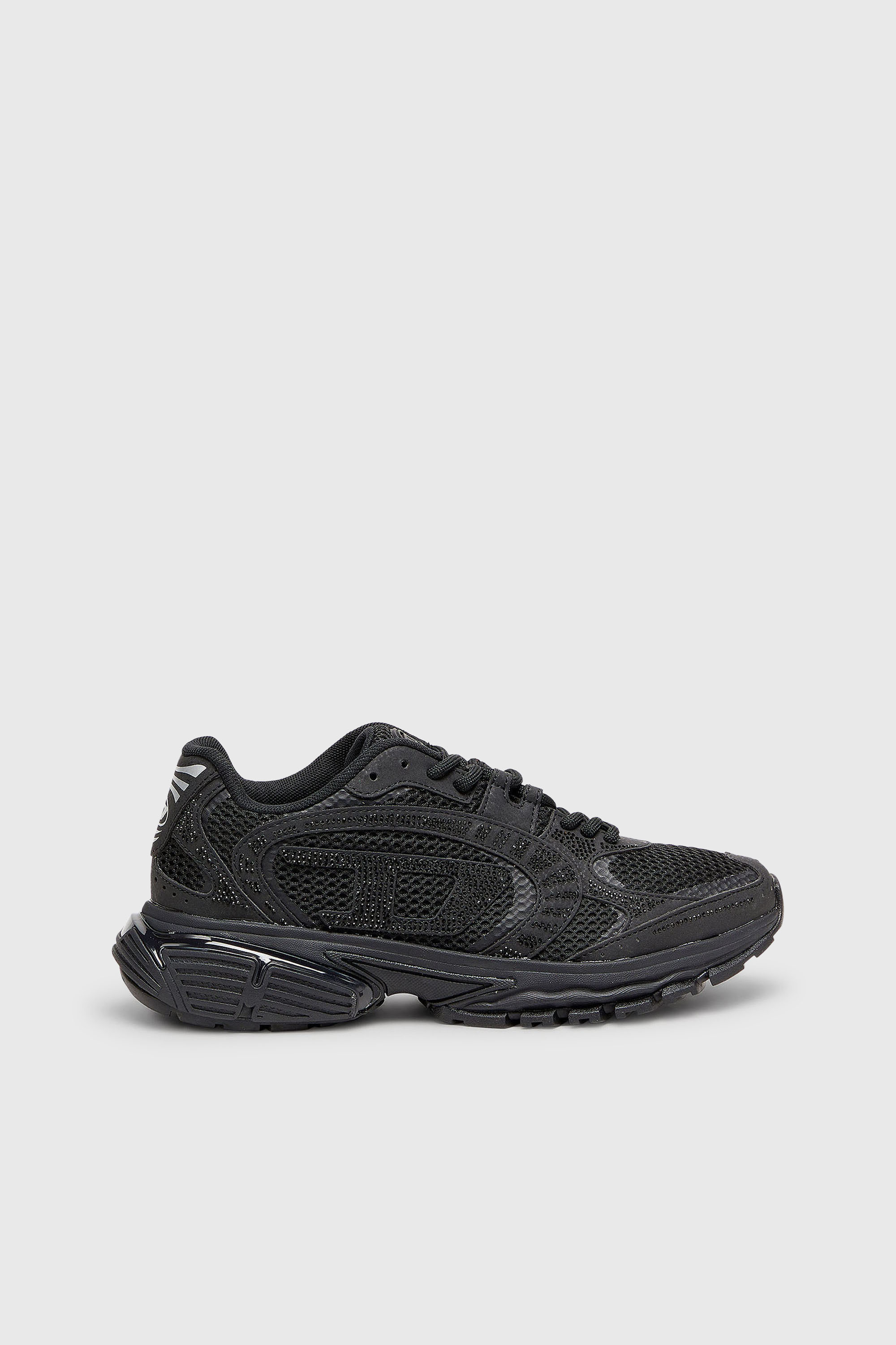 Diesel - S-PRO-V-DENSE LOW W, S-Pro-V-Dense - Zapatillas de malla con cristales Mujer in Negro - 1