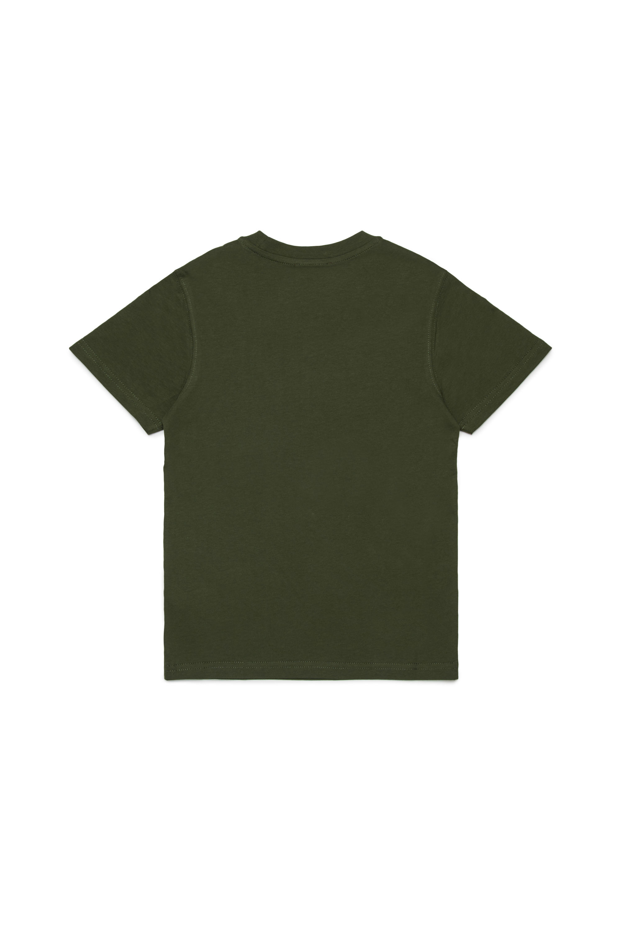 Diesel - TXDIEGO, Camiseta de algodón con parche. Hombre in Verde - 2