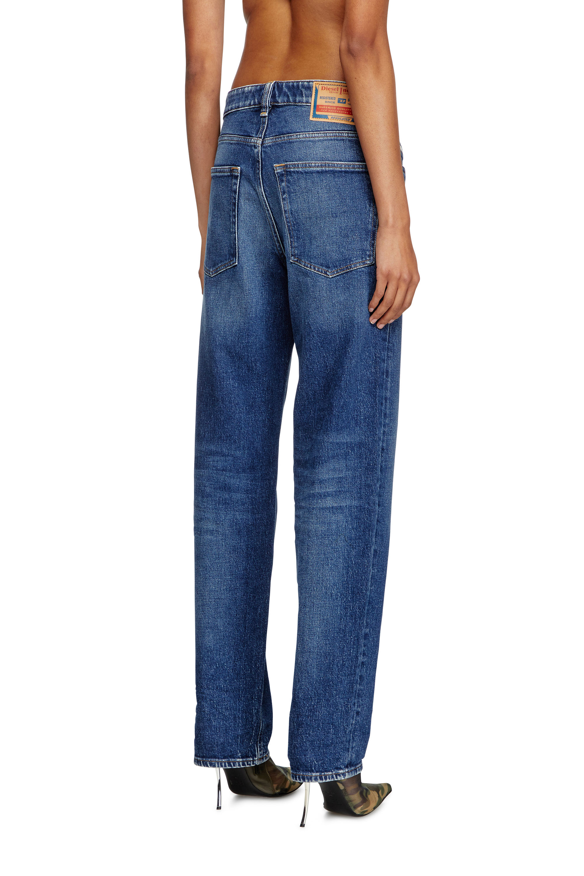 Diesel - Regular Jeans 1988 D-Ark 09L21 Mujer, Azul Oscuro - 4